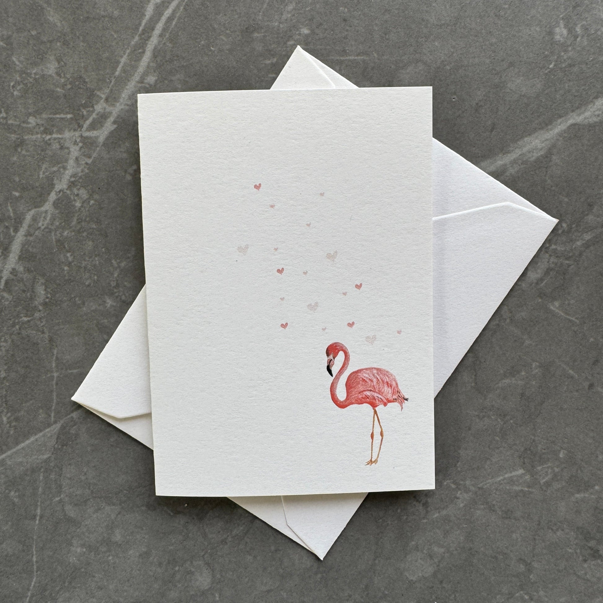 Small Flamingo Note Cards Set of Four