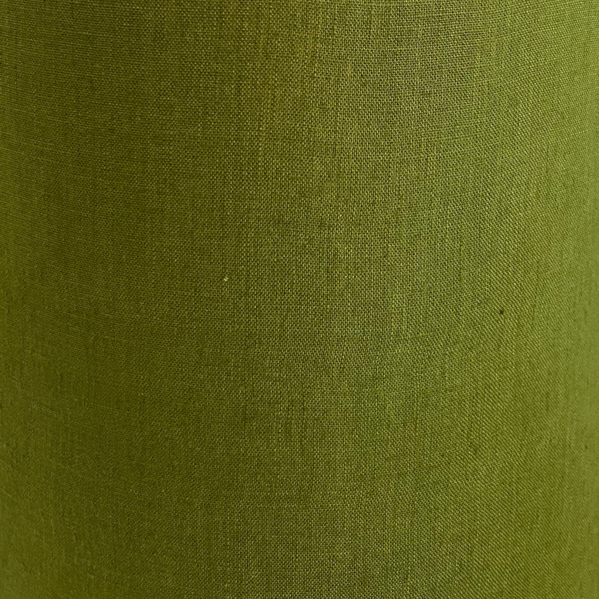 Olive green linen cone lampshade, extra tall lampshade
