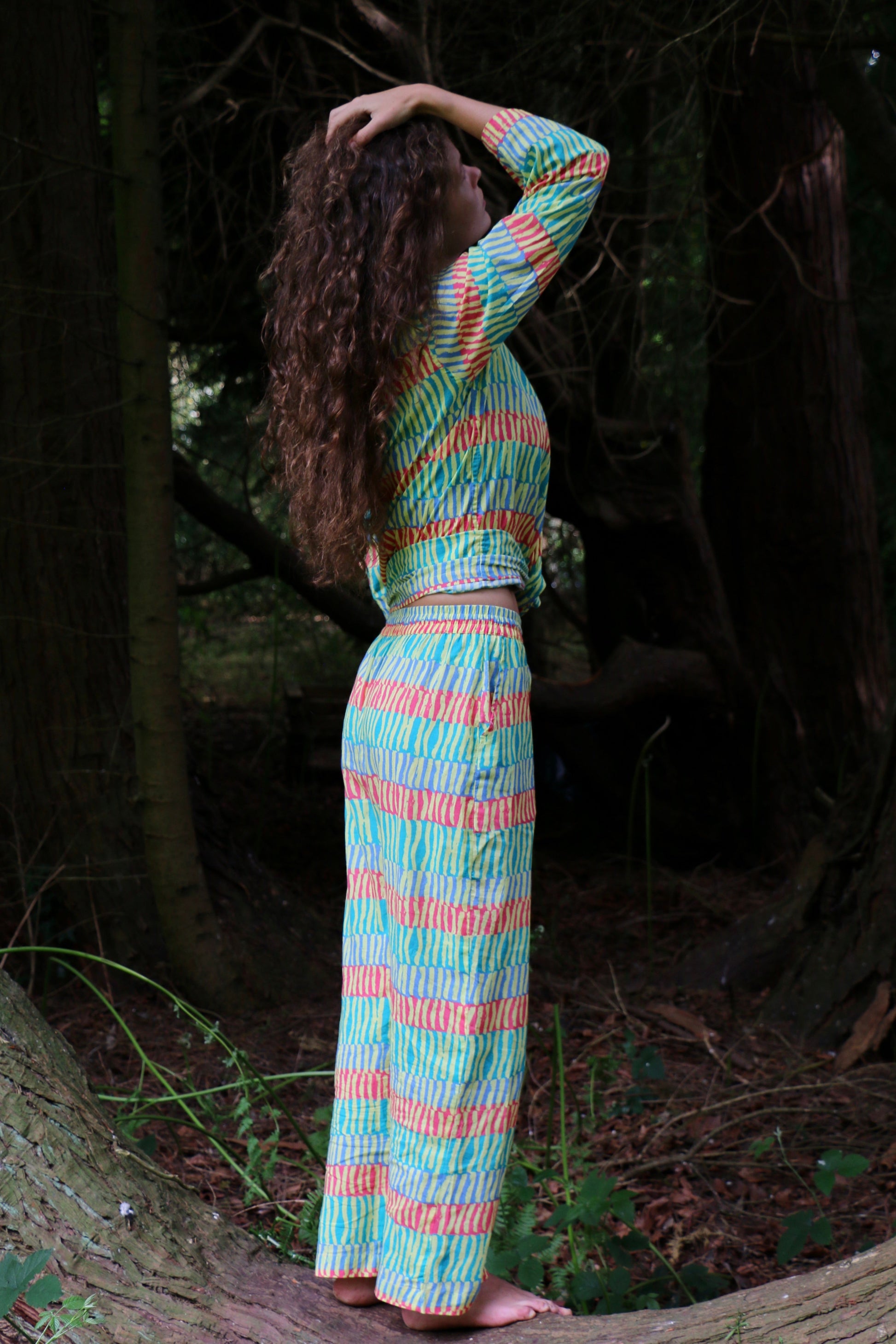 Green Organic Cotton Pyjama Set