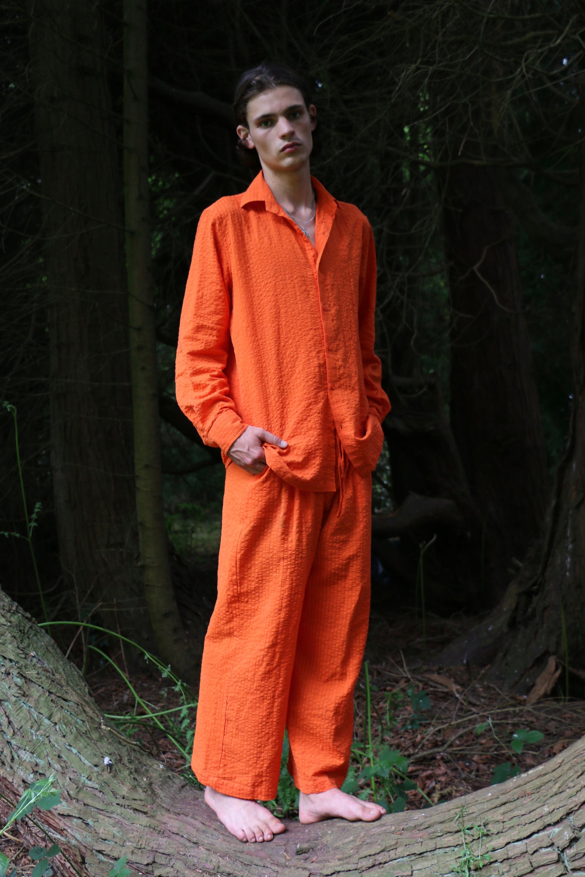 Oversized Pyjamas in Orange