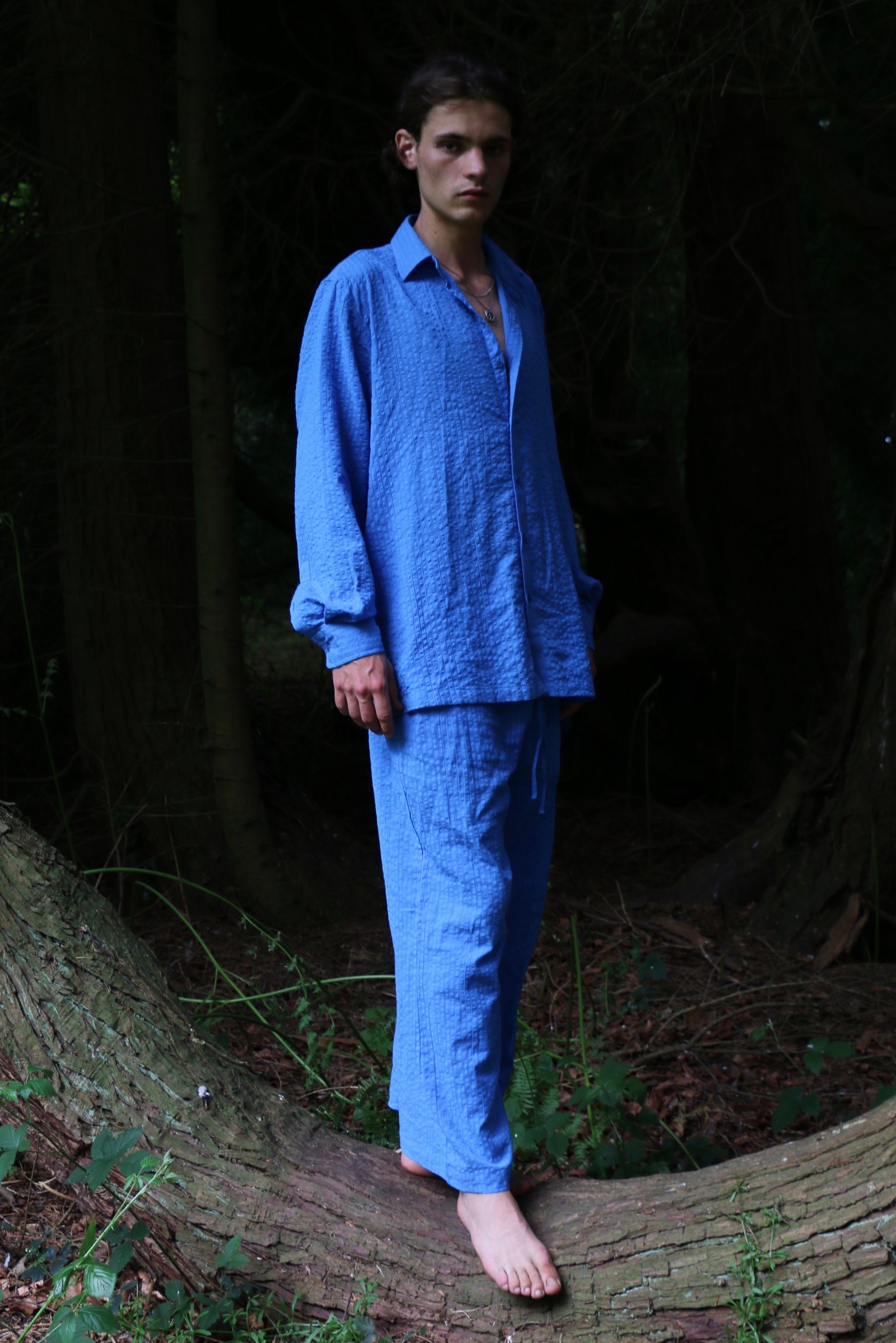 Unisex Calm Oversized Pyjamas in Blue