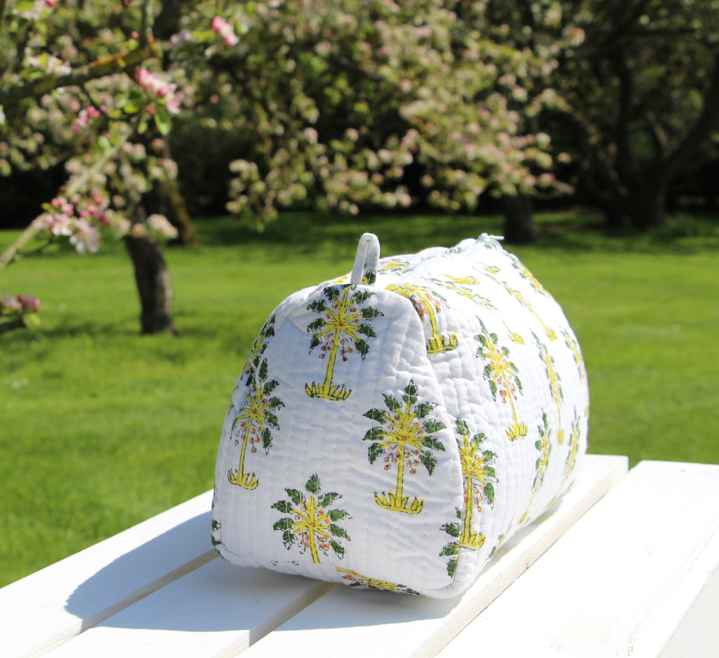 Lemon Yellow Wash Bag