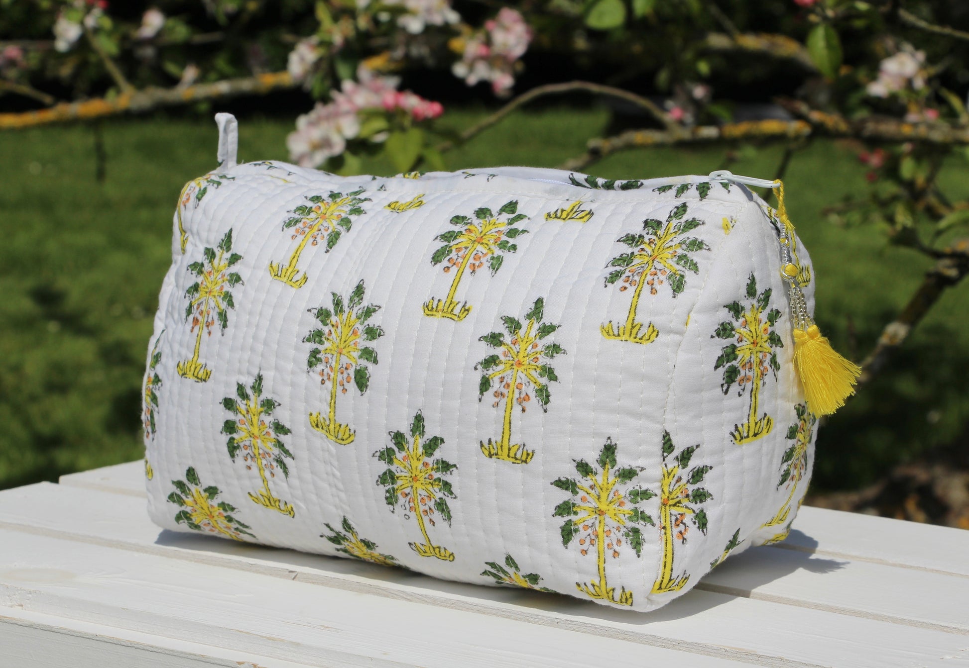 Lemon Yellow Wash Bag