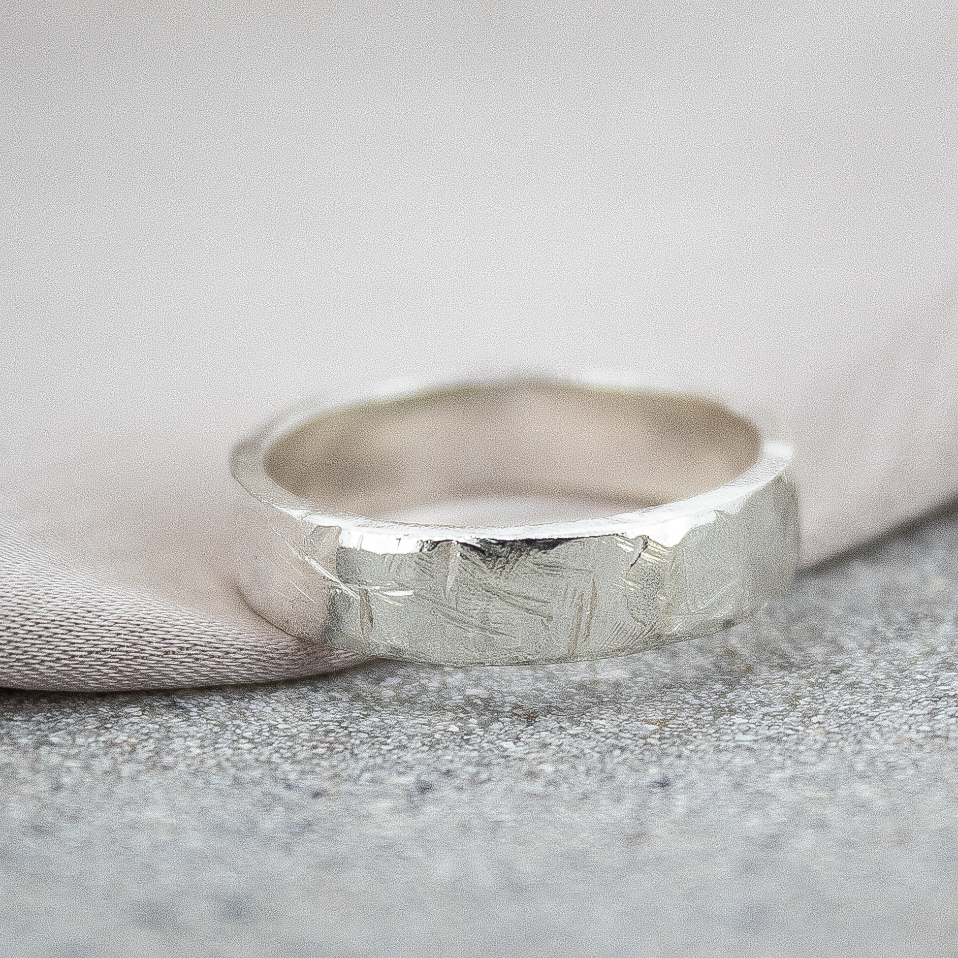 Treasured Poesy Ring in Sterling Silver and Gold