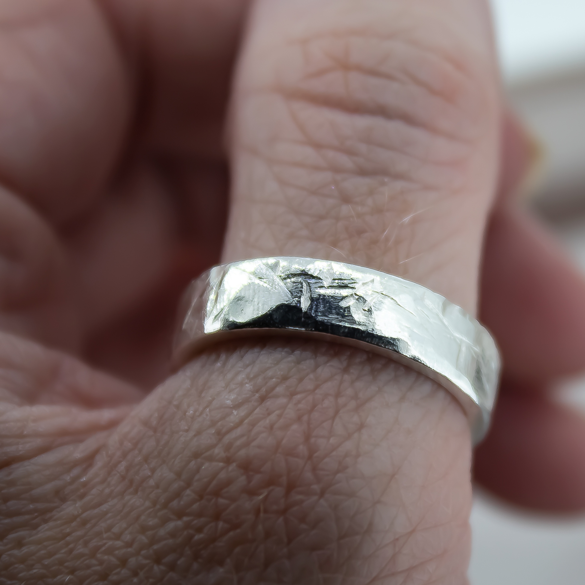Treasured Poesy Ring in Sterling Silver and Gold