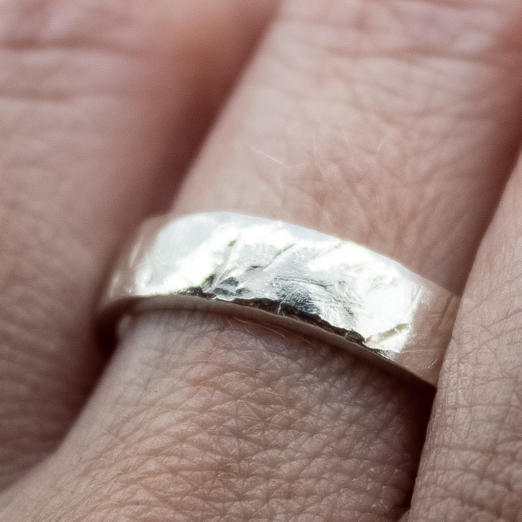 Treasured Poesy Ring in Sterling Silver and Gold