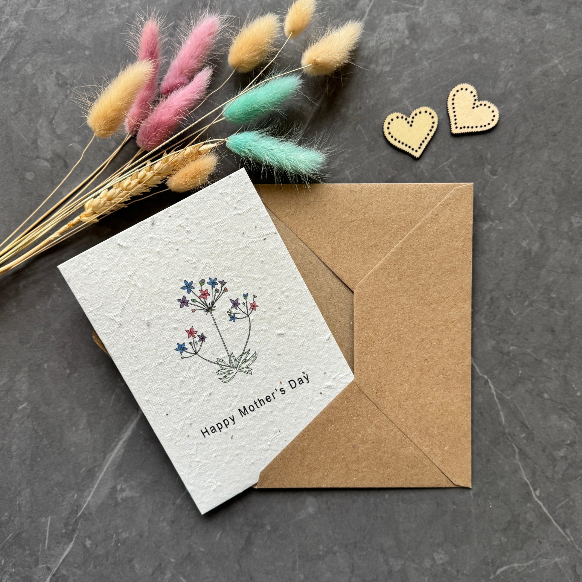 Plantable Mother's Day Card with Wildflower Seeds
