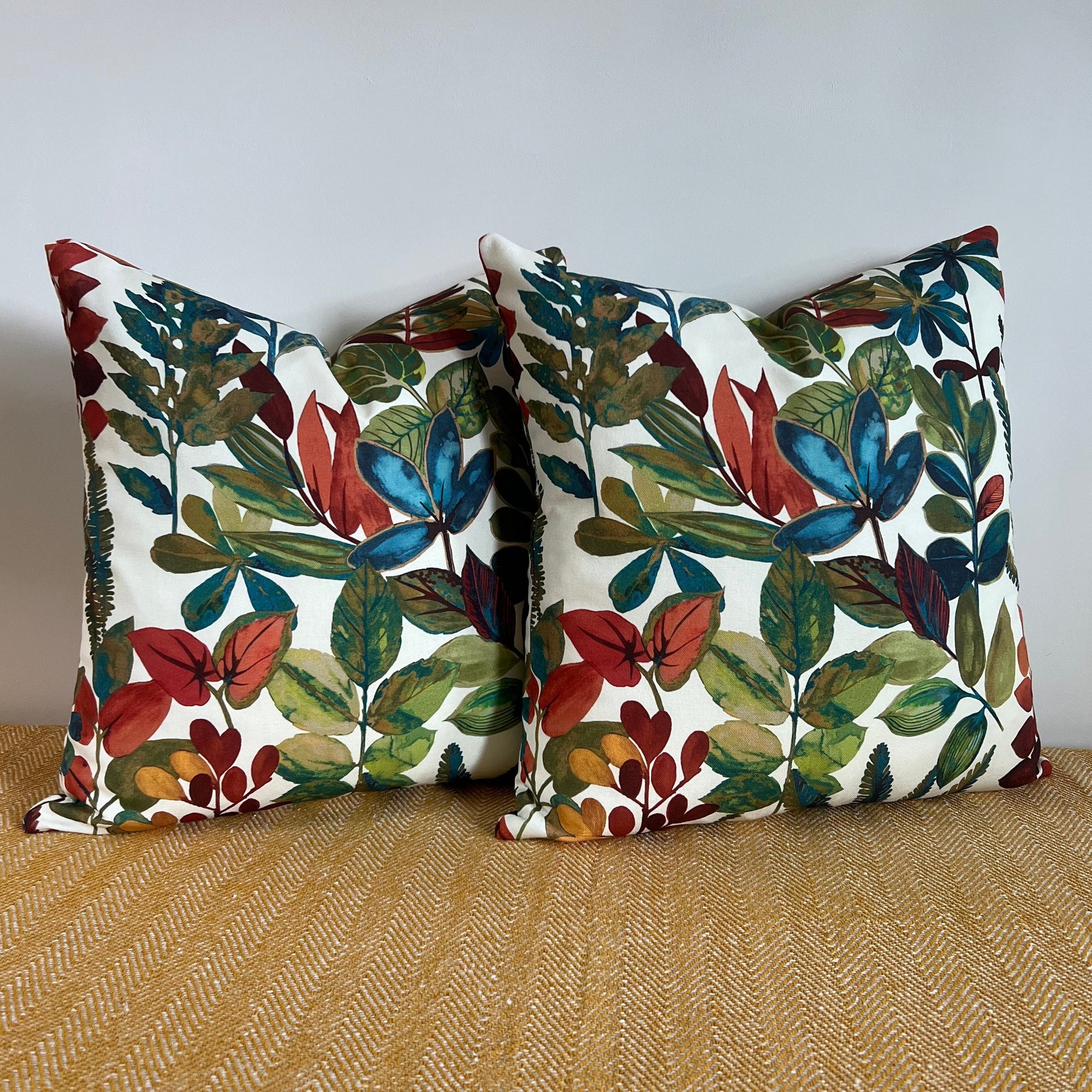 Tonga spice cotton throw cushion