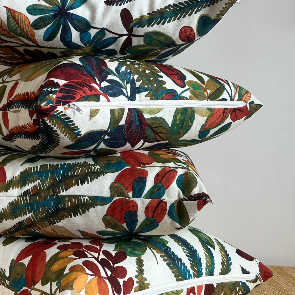 Tonga spice cotton throw cushion