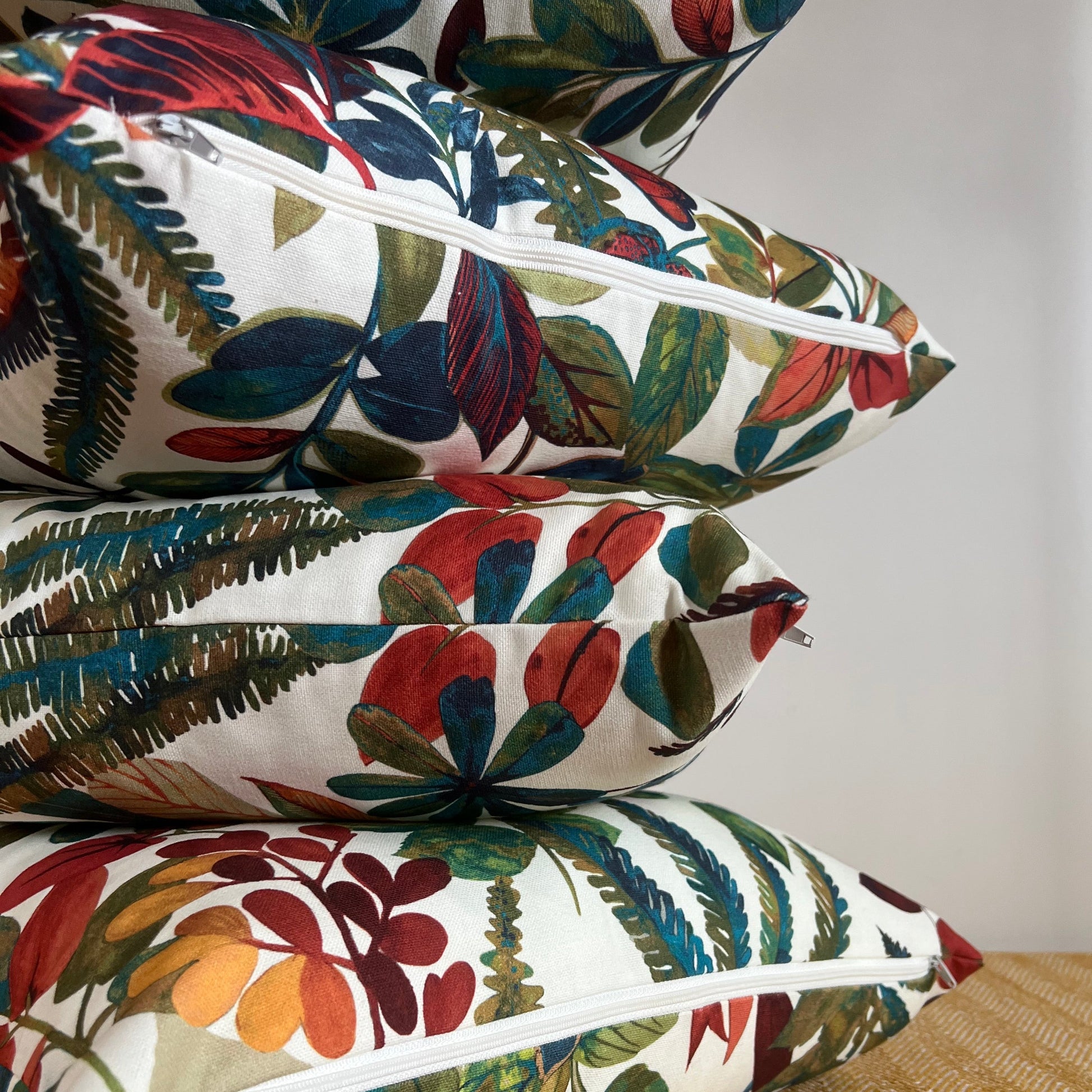 Tonga spice cotton throw cushion