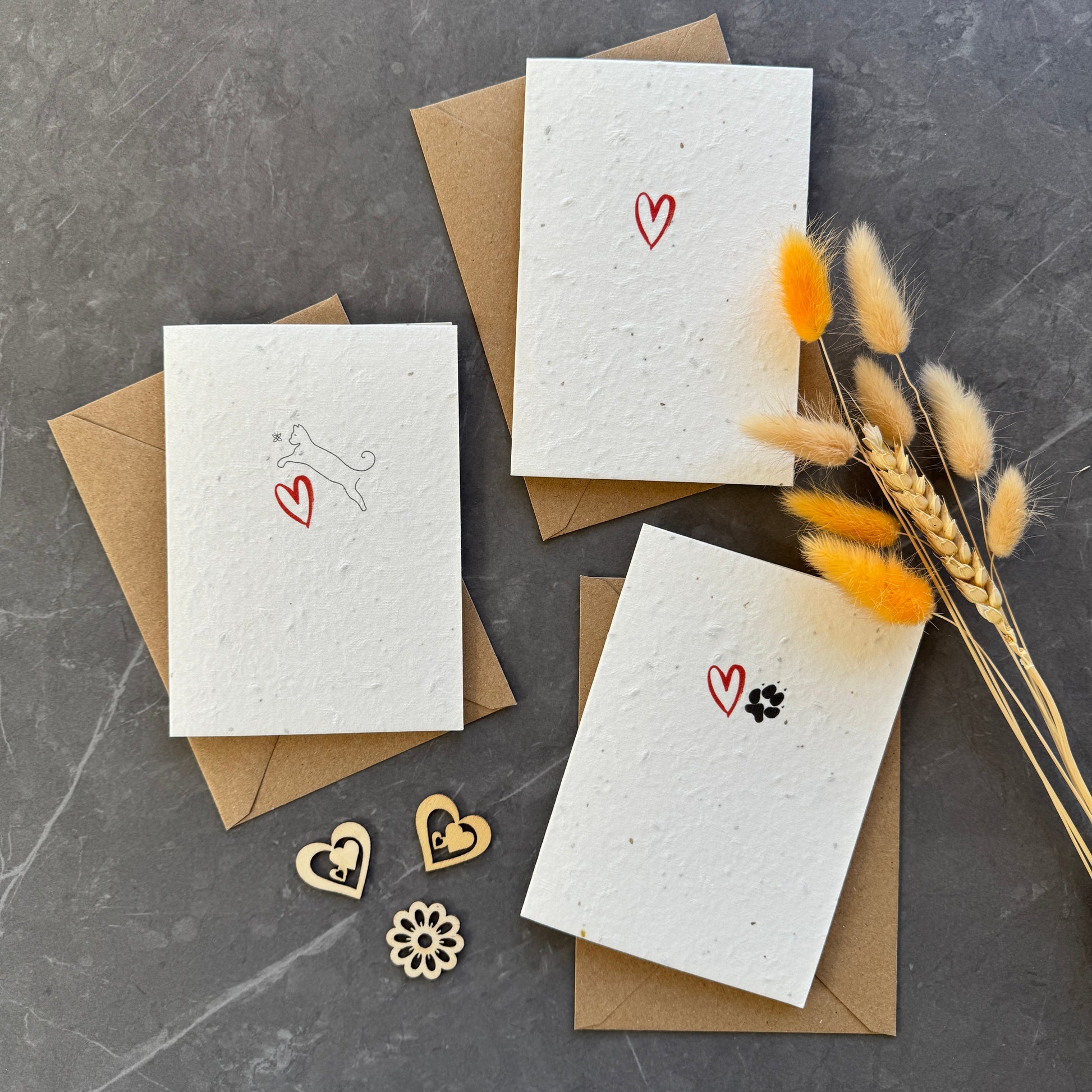 Plantable Pet Loss Card with Wildflower Seeds