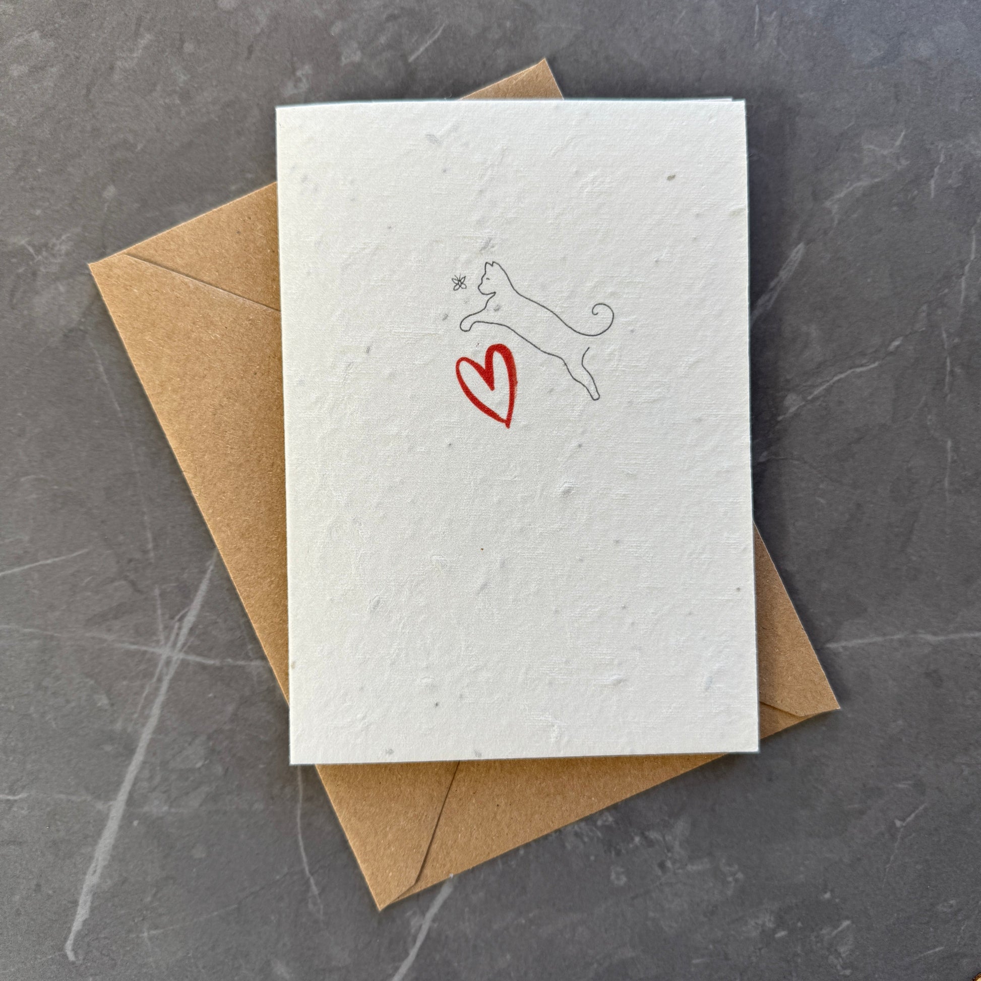 Plantable Pet Loss Card with Wildflower Seeds