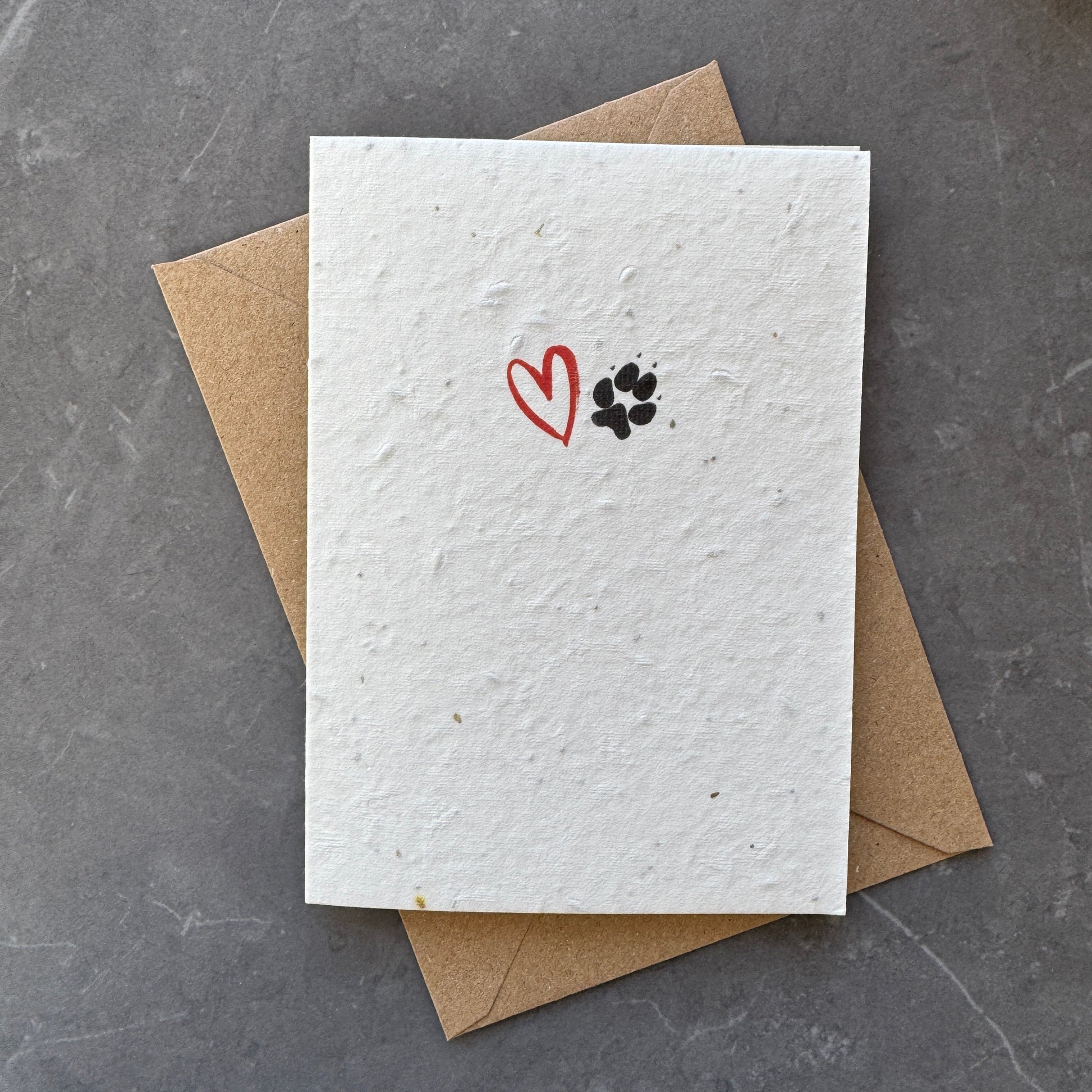 Plantable Pet Loss Card with Wildflower Seeds