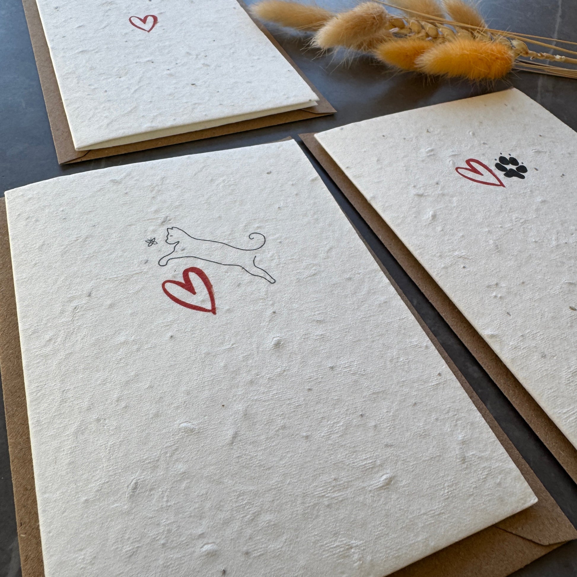 Plantable Pet Loss Card with Wildflower Seeds