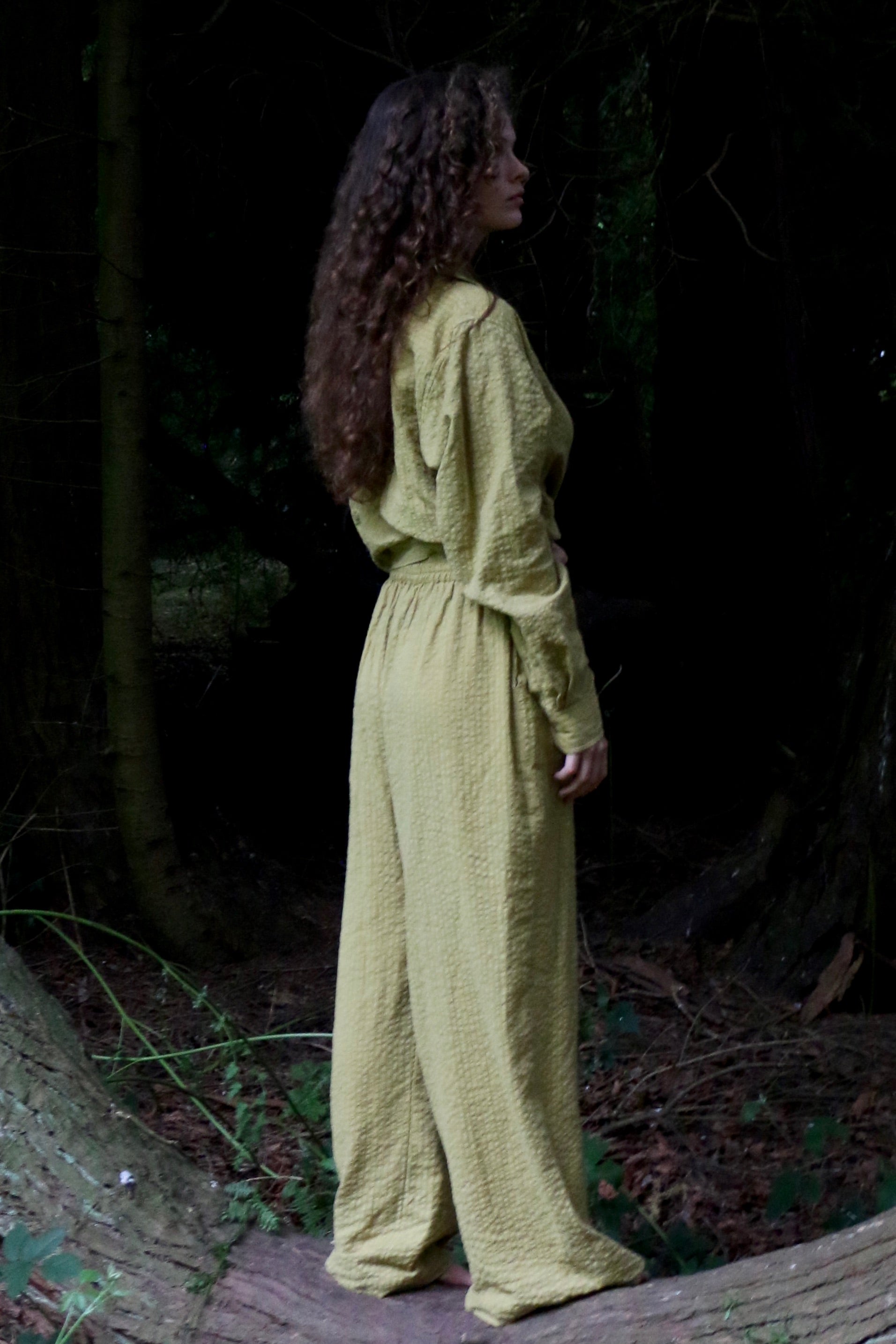 Oversized Pyjamas in Mustard