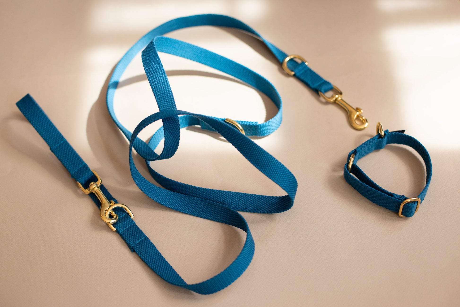 Long Cotton Multi Lead Adjustable Dog Lead