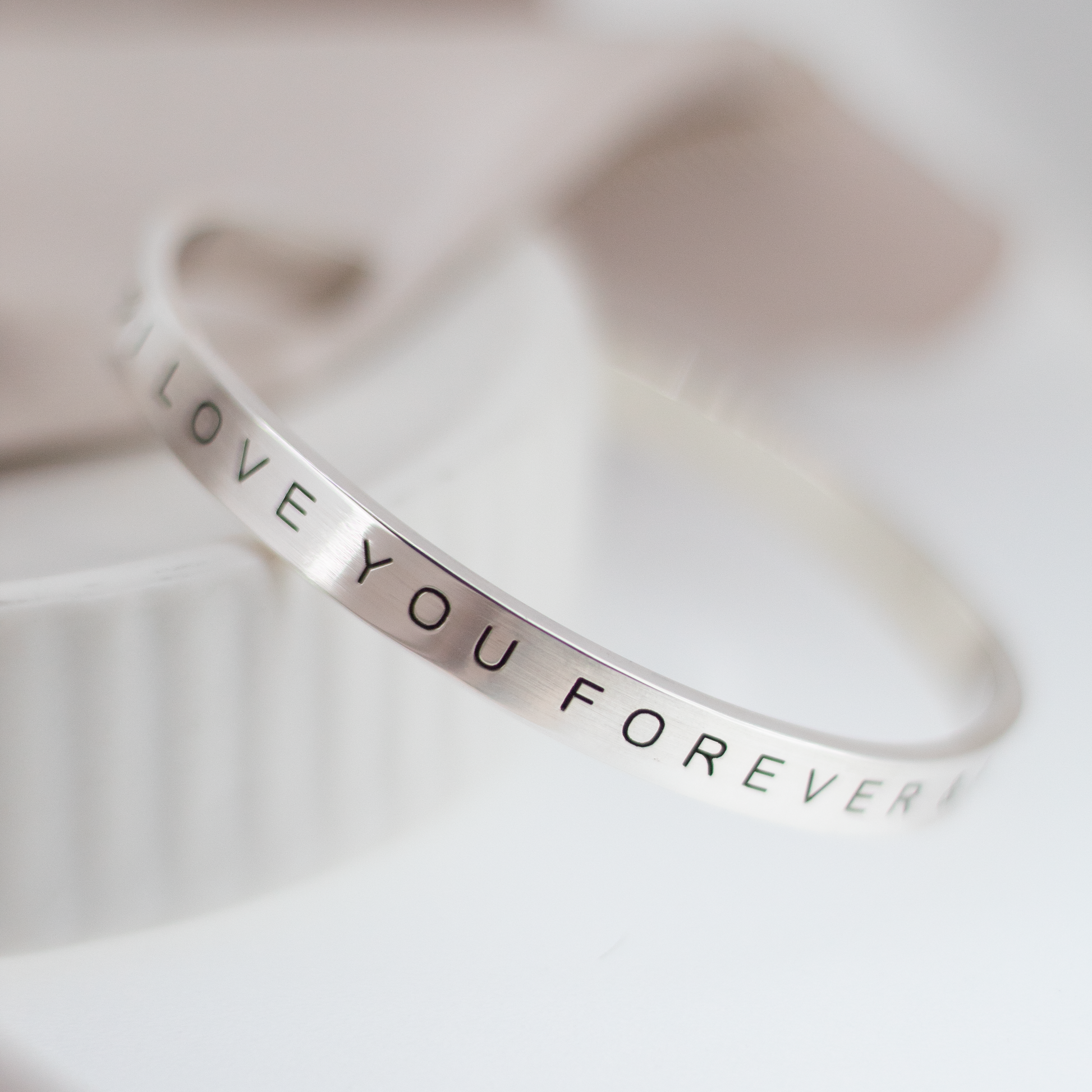 Personalised Sterling Silver Cuff Bangle Unisex