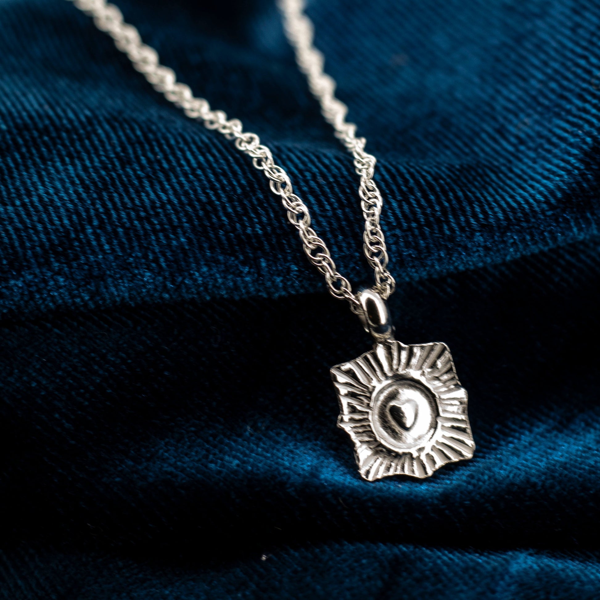 Heart Talisman Sterling Silver Necklace