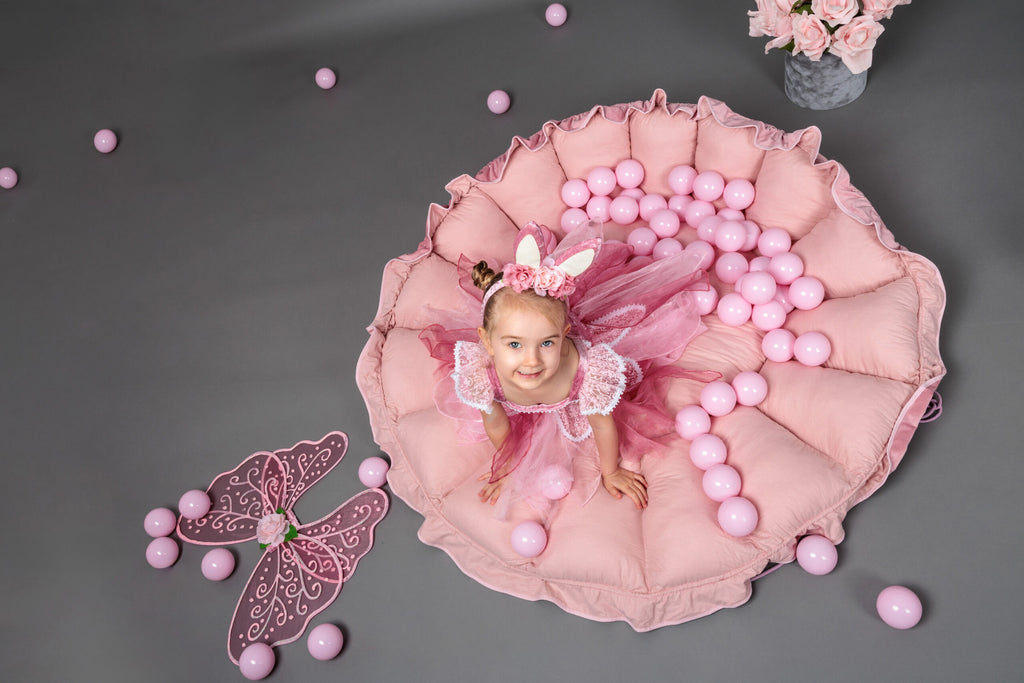 MeowBaby® Flower Playmat & Ball Pit – Dual Use & Developmental Fun by MeowBaby at www.brixbailey.com
