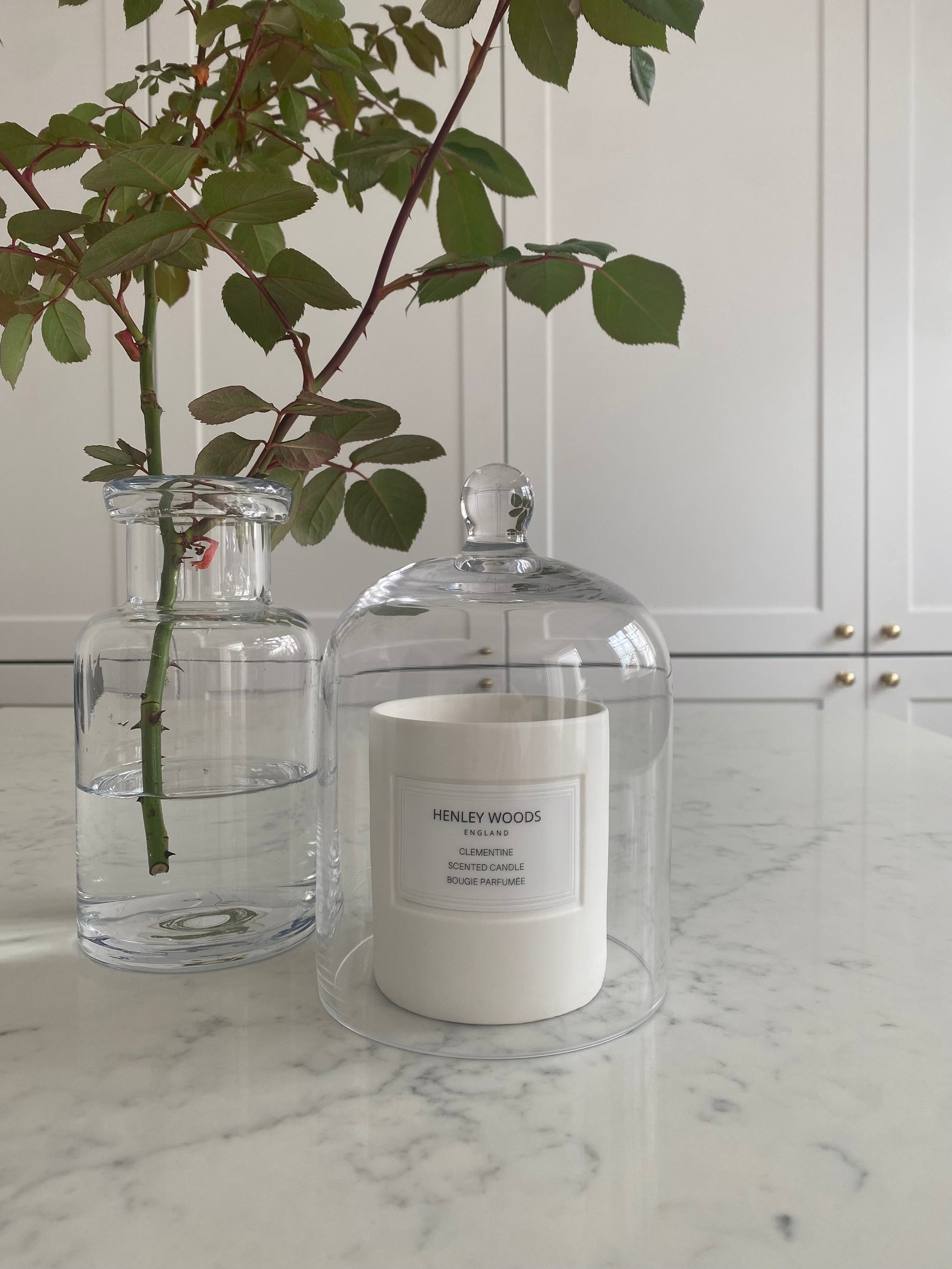 Hand Blown Glass Cloche Small