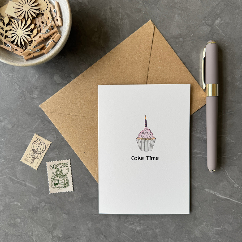Cake Time Birthday Greeting Card