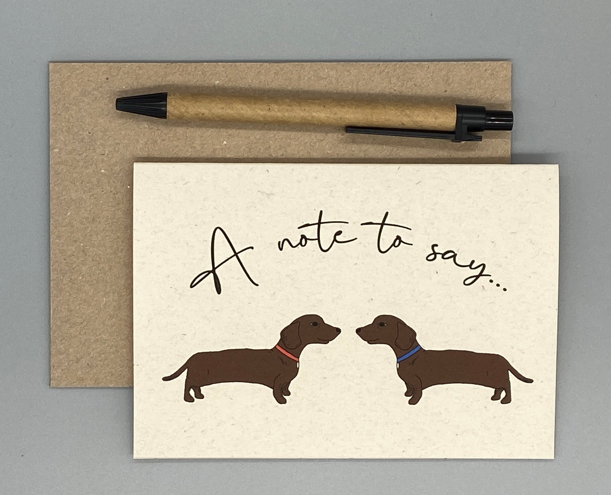 Dachshund Dog Note Cards Pack of 8