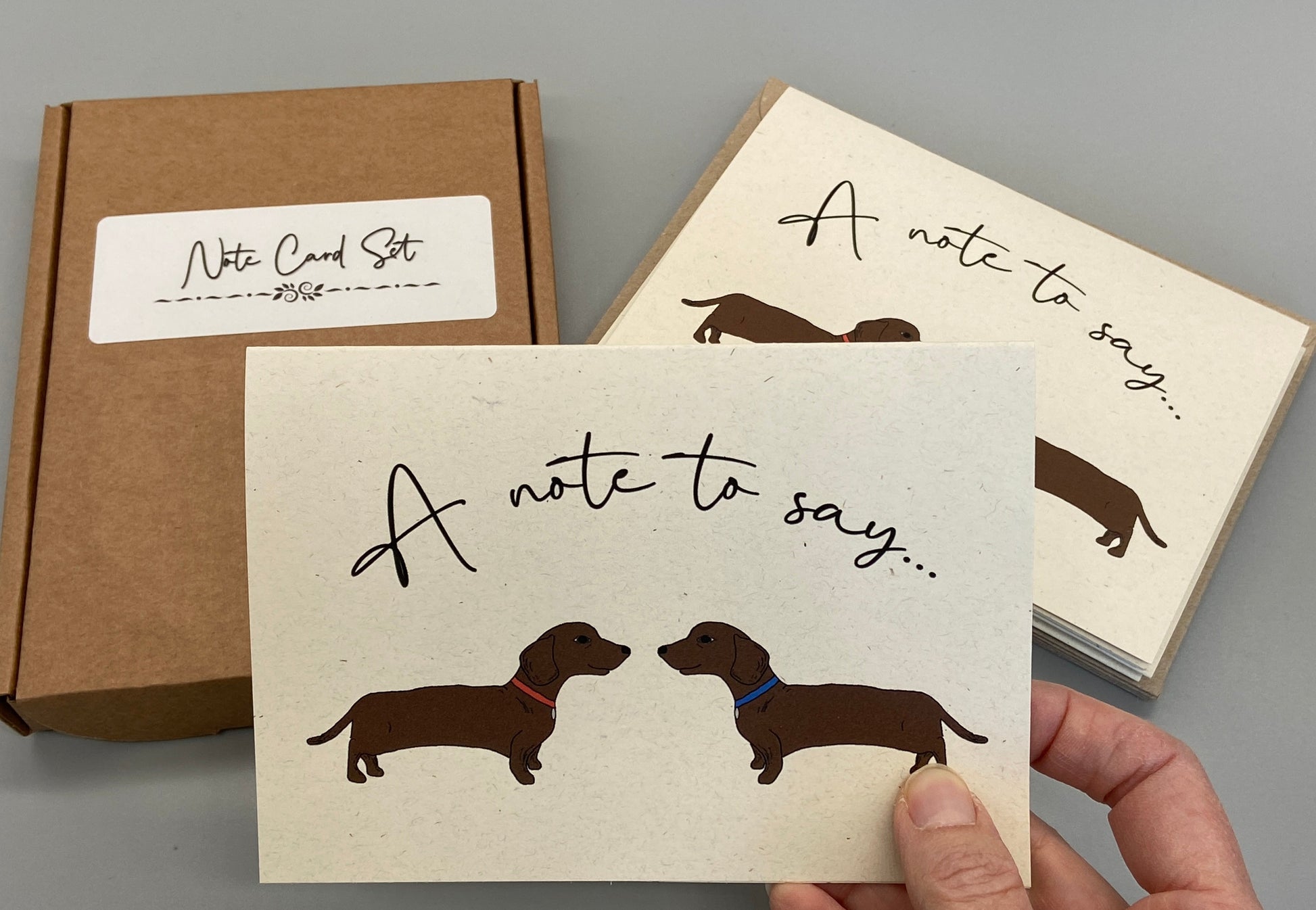 Dachshund Dog Note Cards Pack of 8