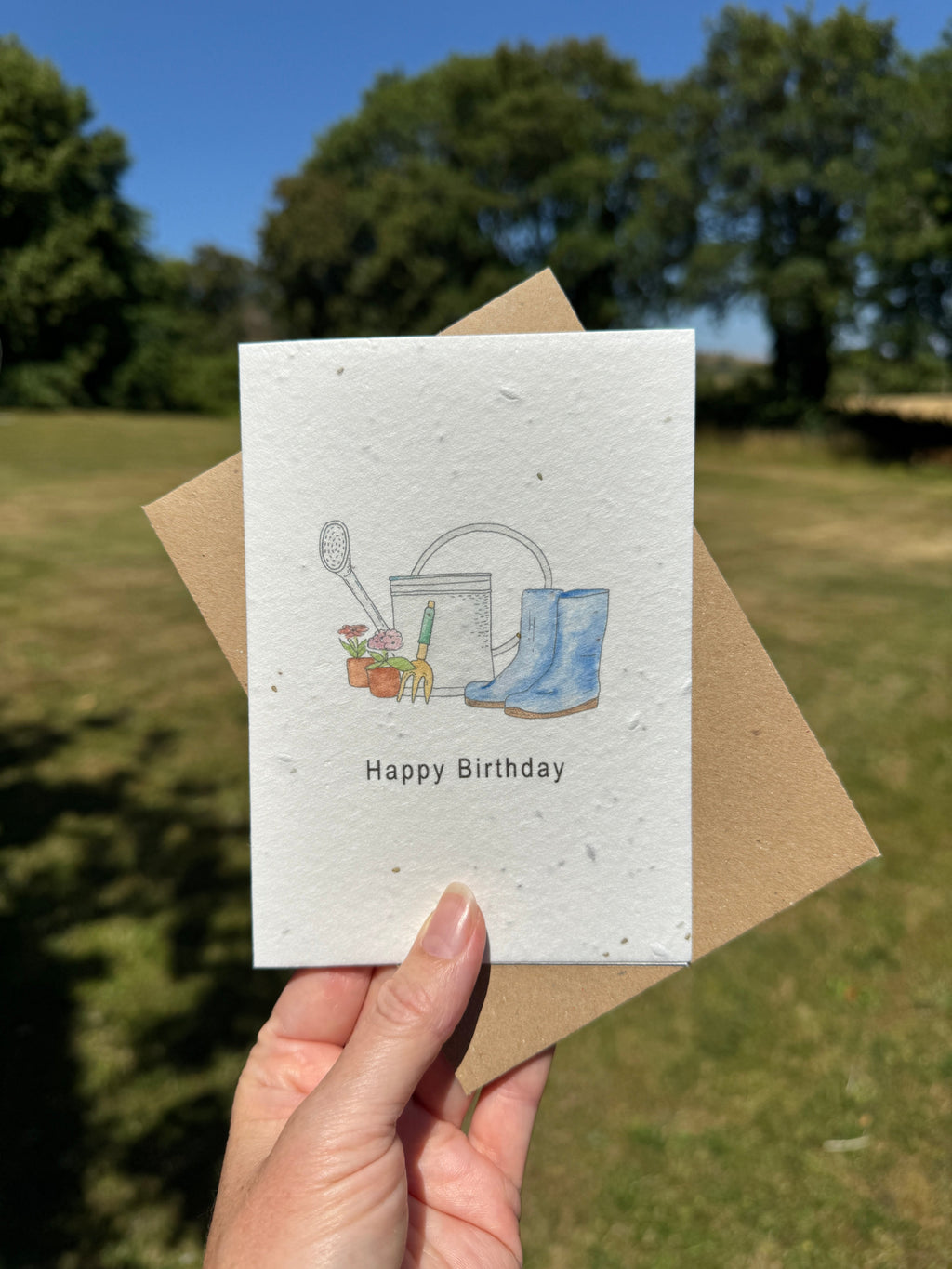 Plantable Birthday Card with Wildflower Seeds