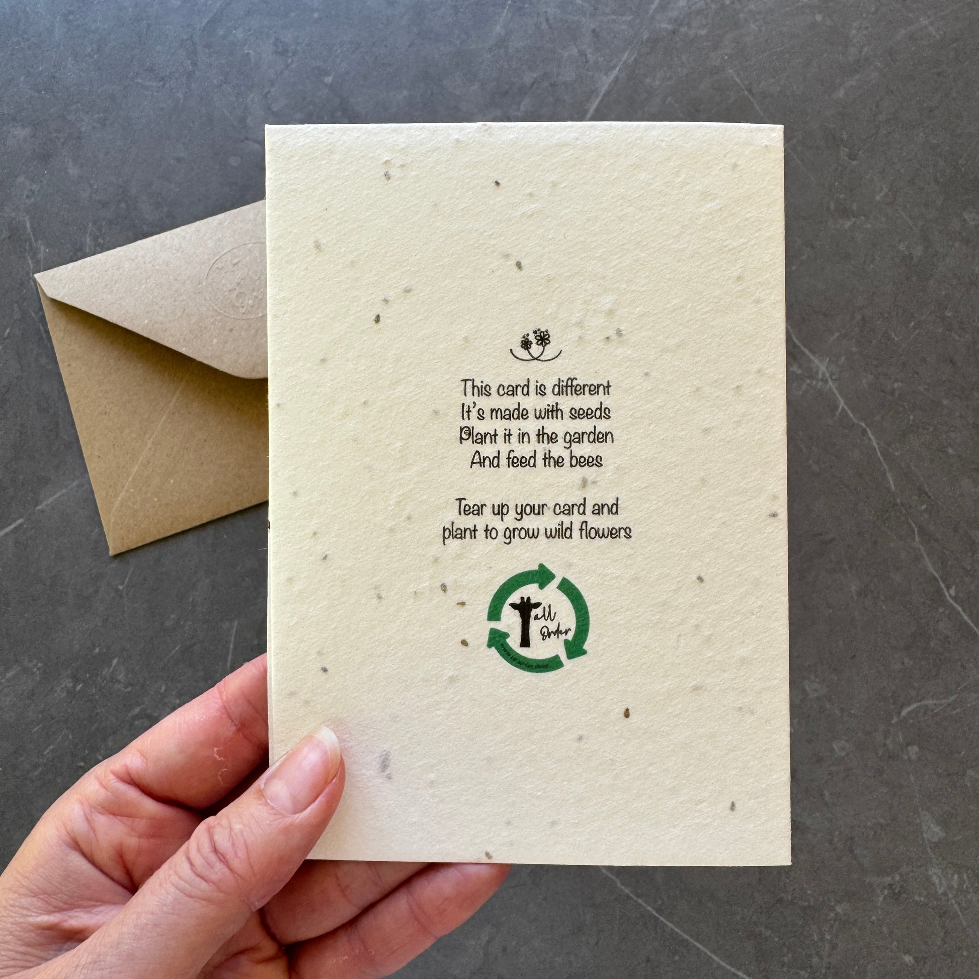 Plantable Birthday Card with Wildflower Seeds