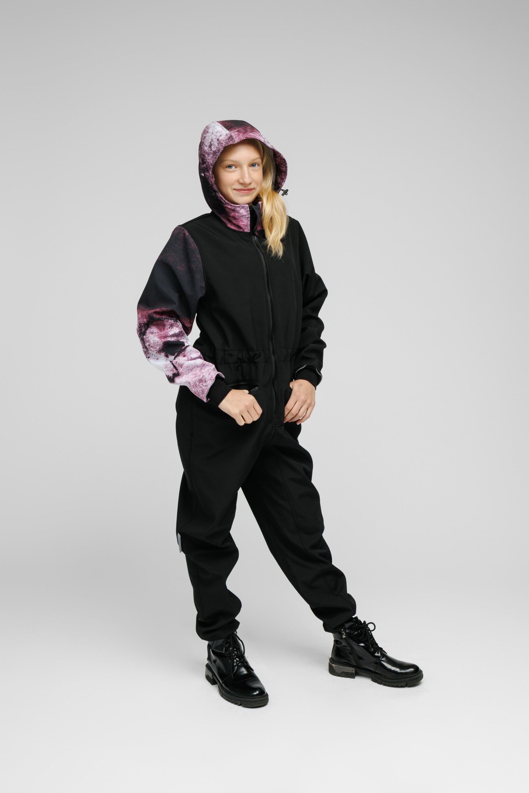 Pilv Softshell Onesie – Waterproof & Breathable for Kids by Nuckö at www.brixbailey.com