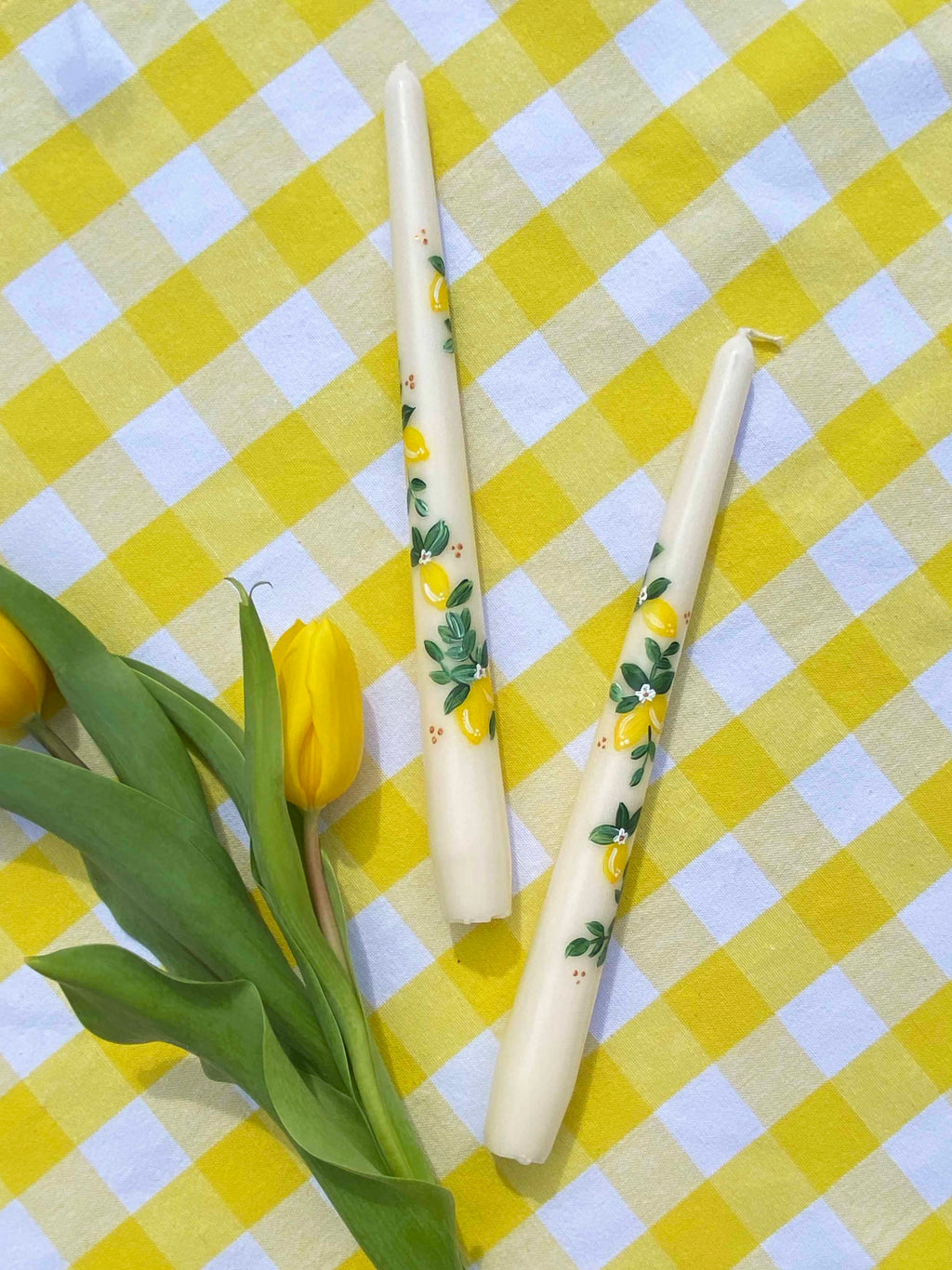 Limoncello Hand Painted Candle