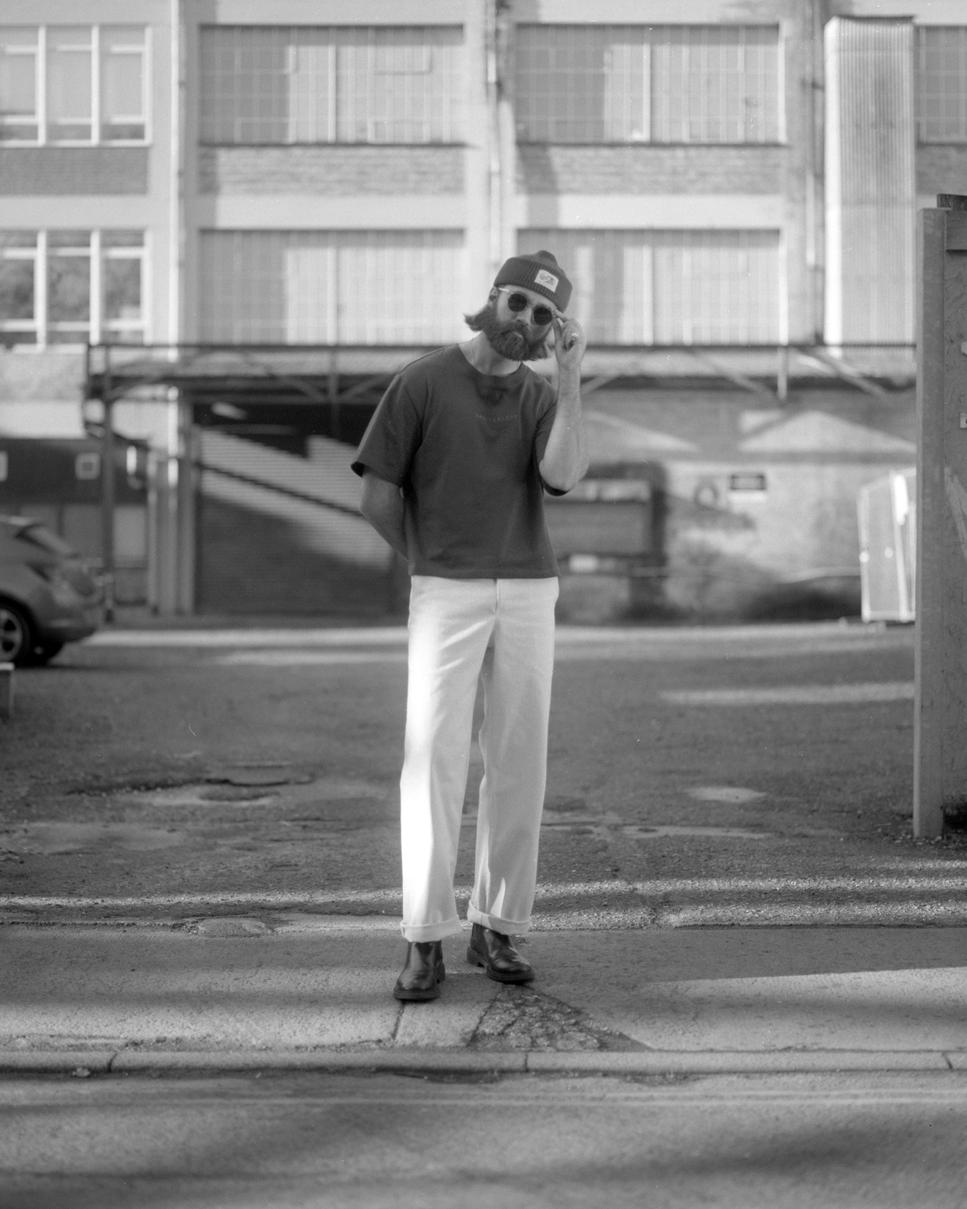 Ecru Wide Leg Trouser