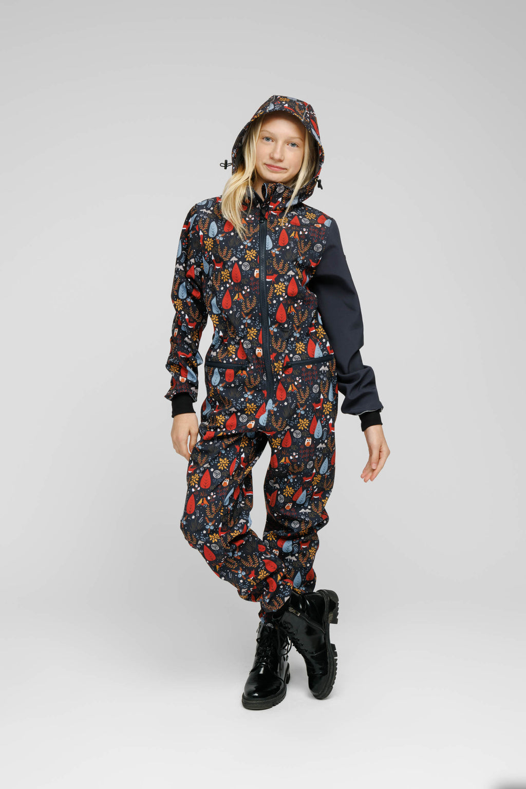 All-Season Kids Softshell Onesie – Waterproof & Breathable by Nuckö at www.brixbailey.com