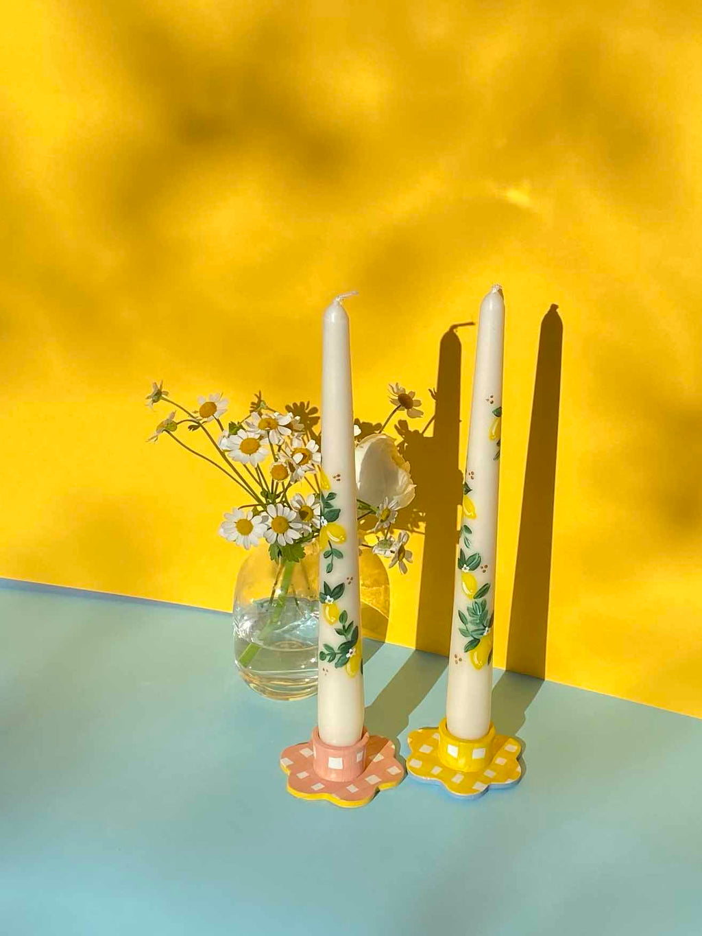 Limoncello Hand Painted Candle