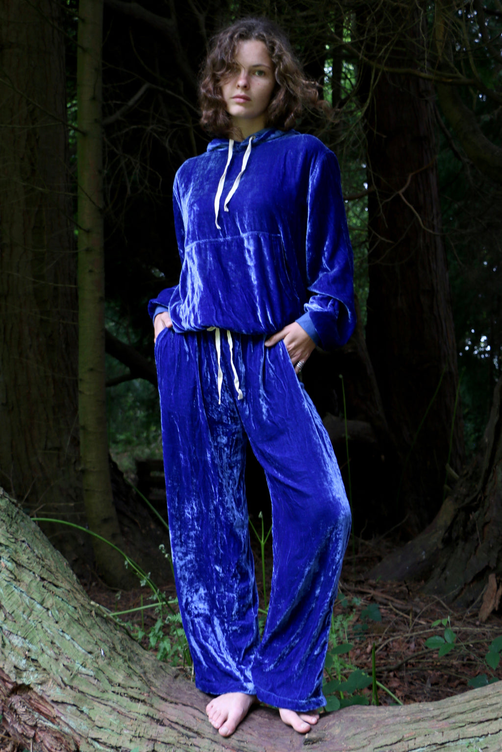 Hoodie Pyjamas in Blue