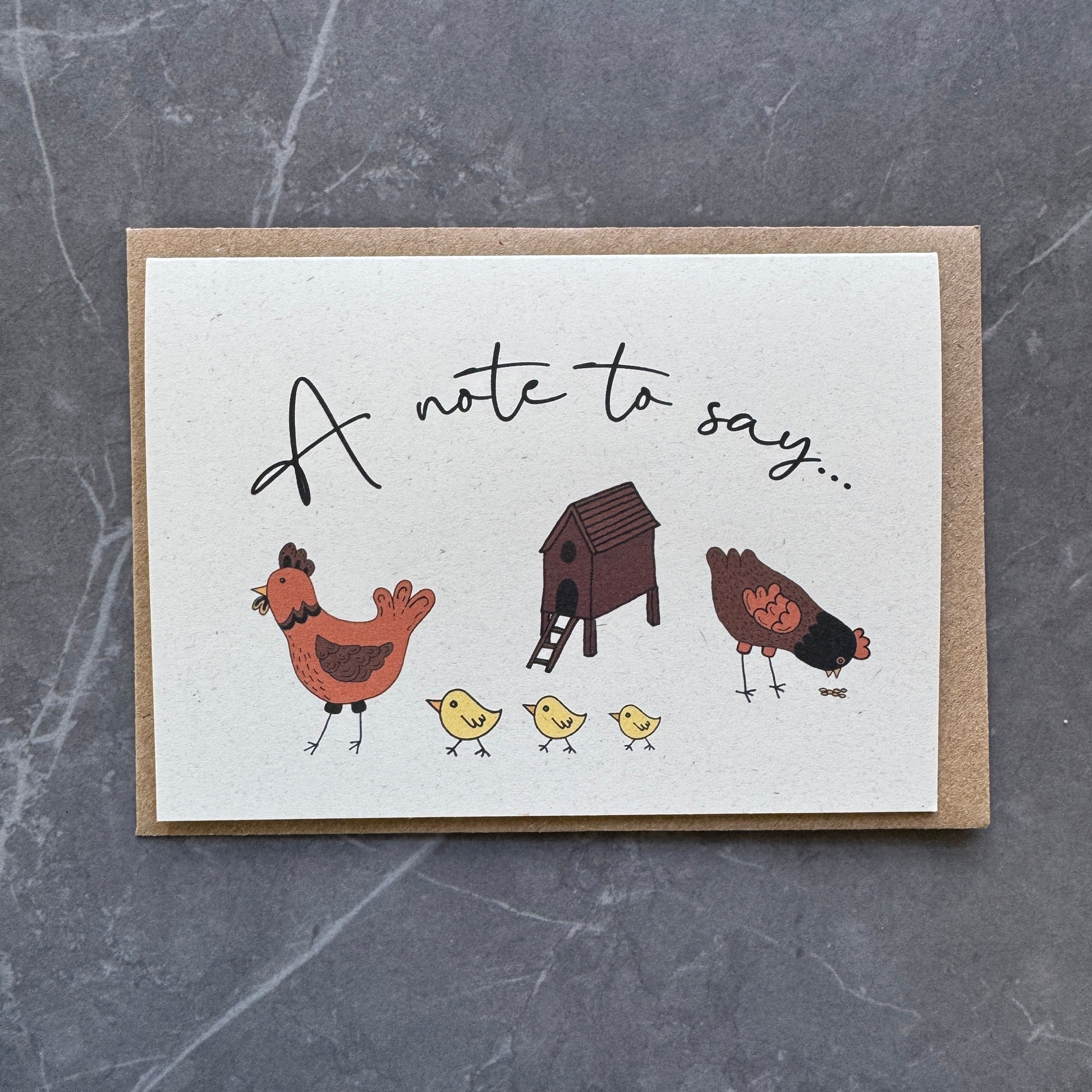 Chicken Notecards Pack of 8