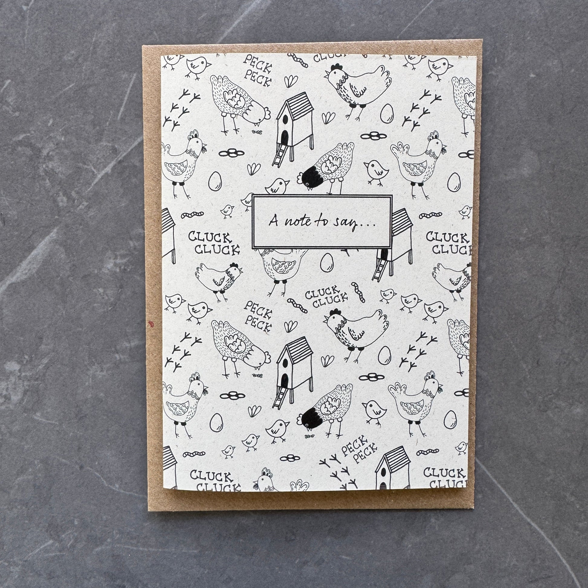 Chicken Notecards Pack of 8