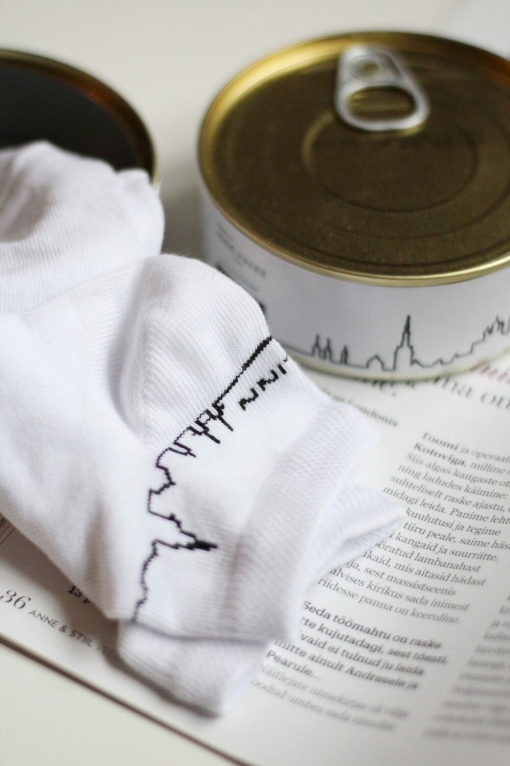 Socks in a Tin Can Gift Set for Women and Men