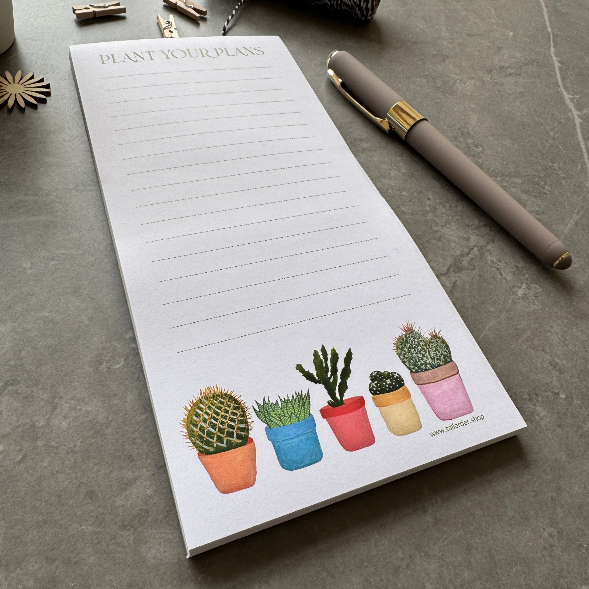 Plant Your Plans List Pad
