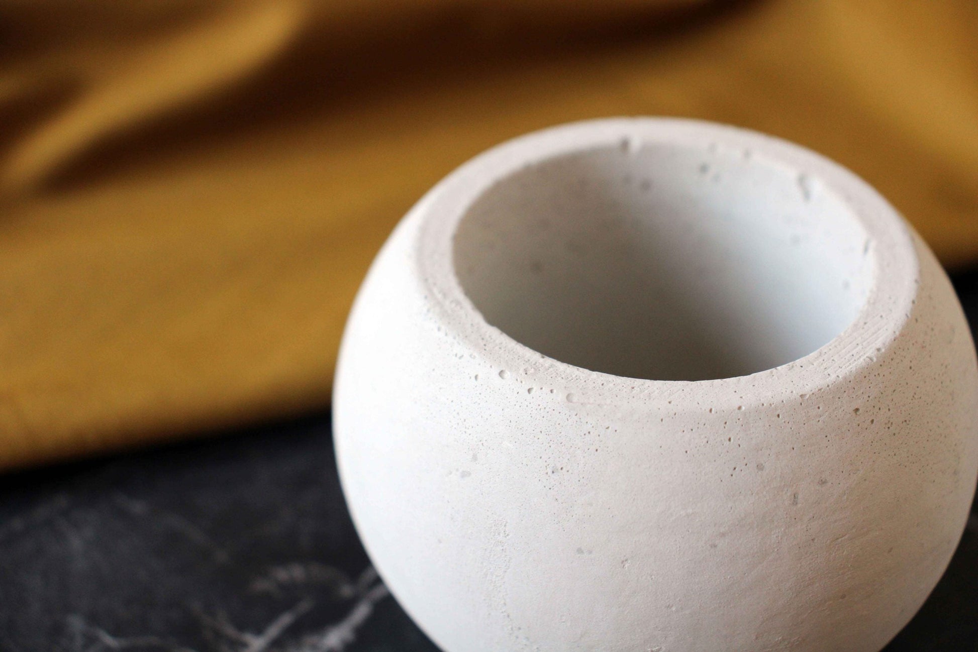 Handmade Concrete Round Planter Pot