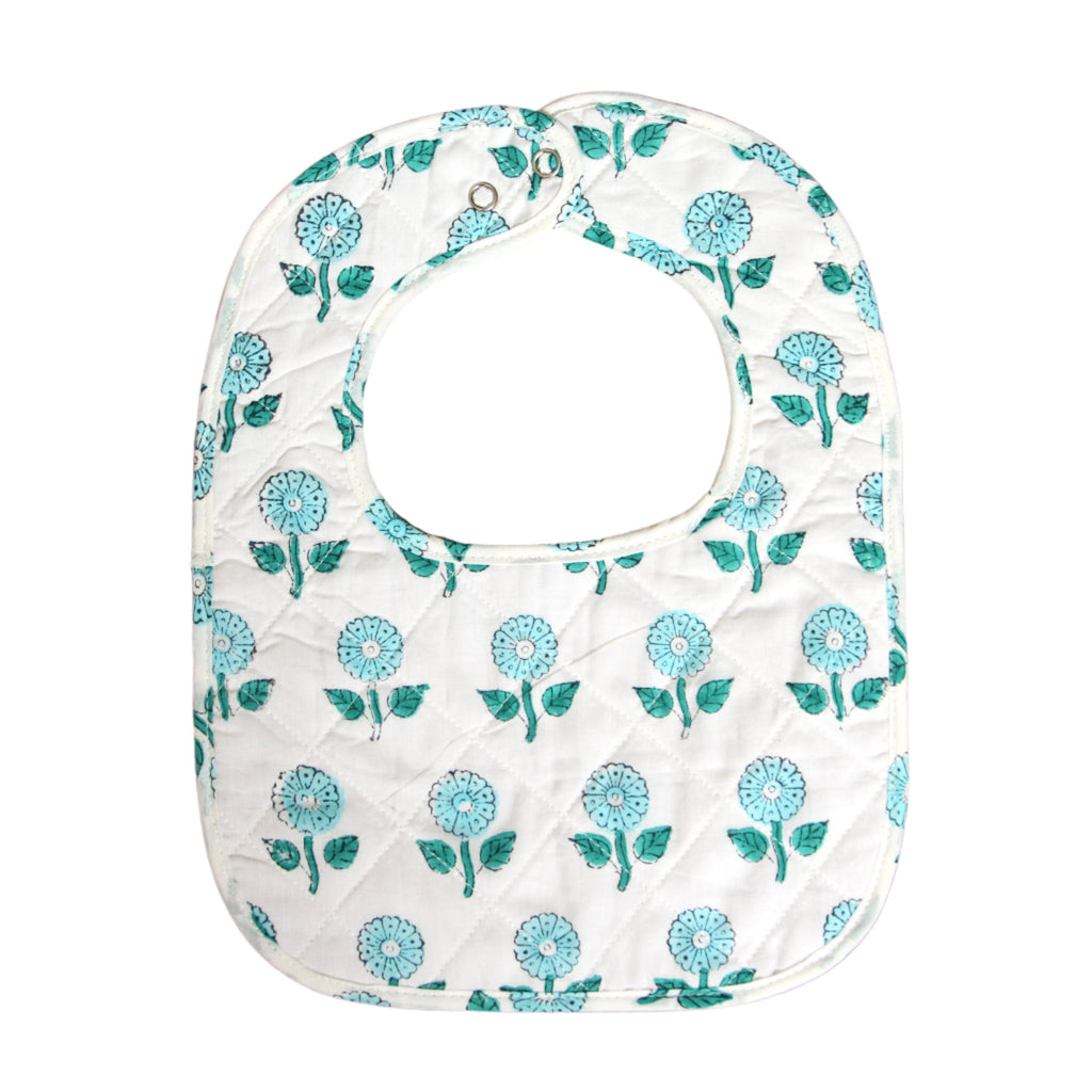 Floral Quilted Bib 2 Pack