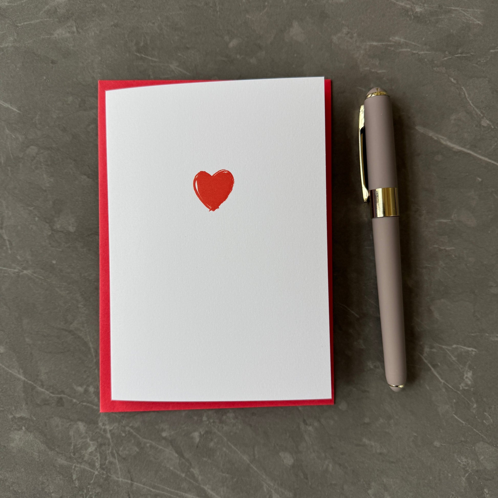 Multicolour Love Heart Cards