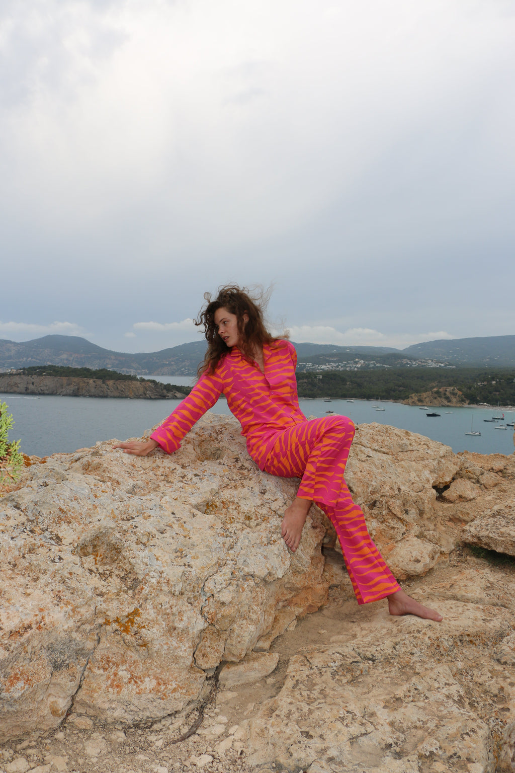 Organic Pink Can Cooler