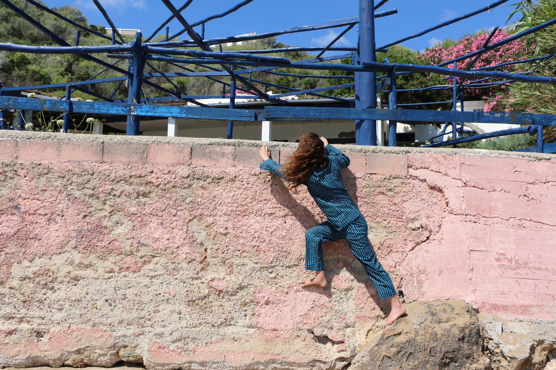 Blue Organic Cotton Pyjama Set