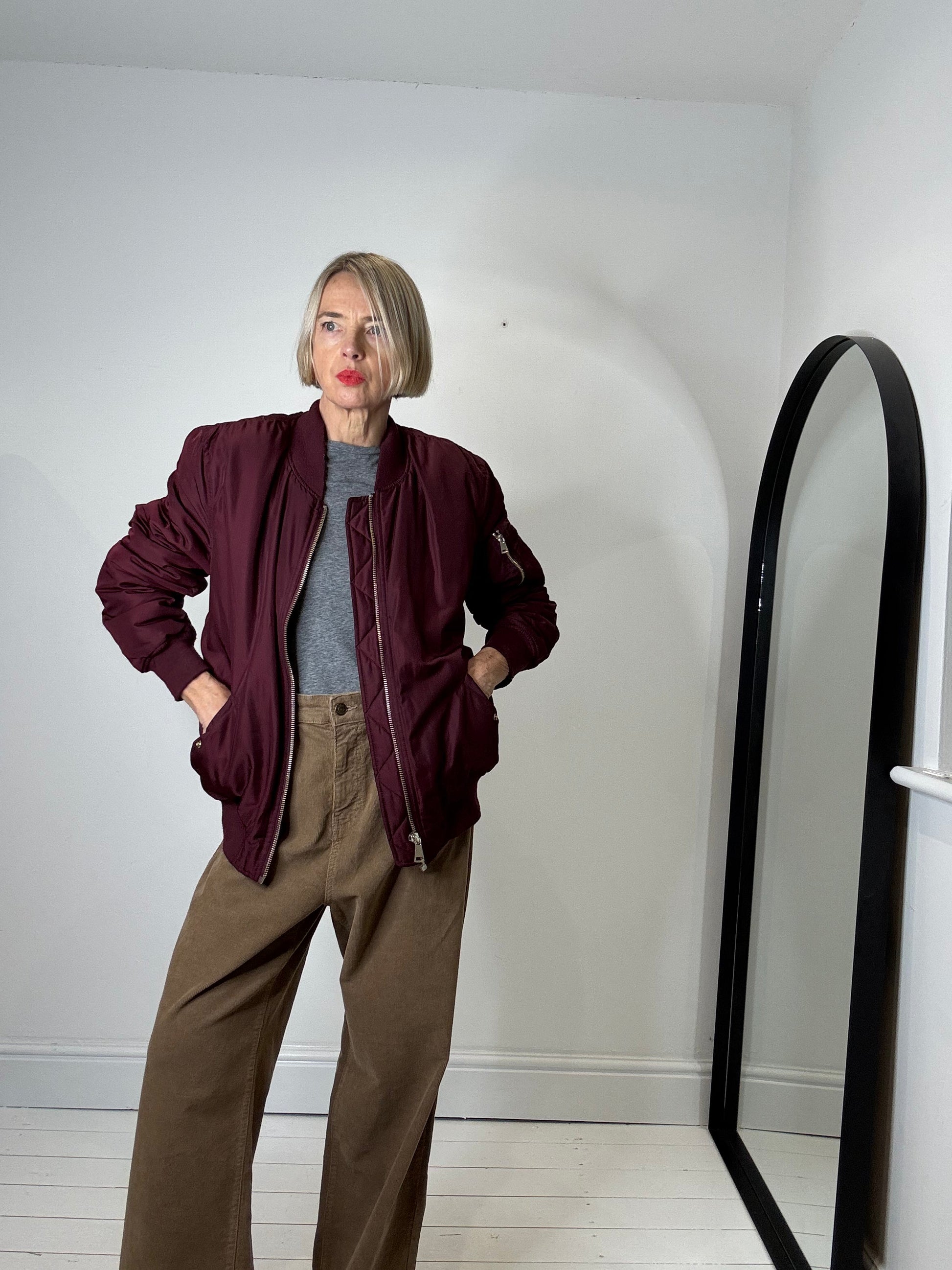 Wide Leg Caramel Corduroy Trousers