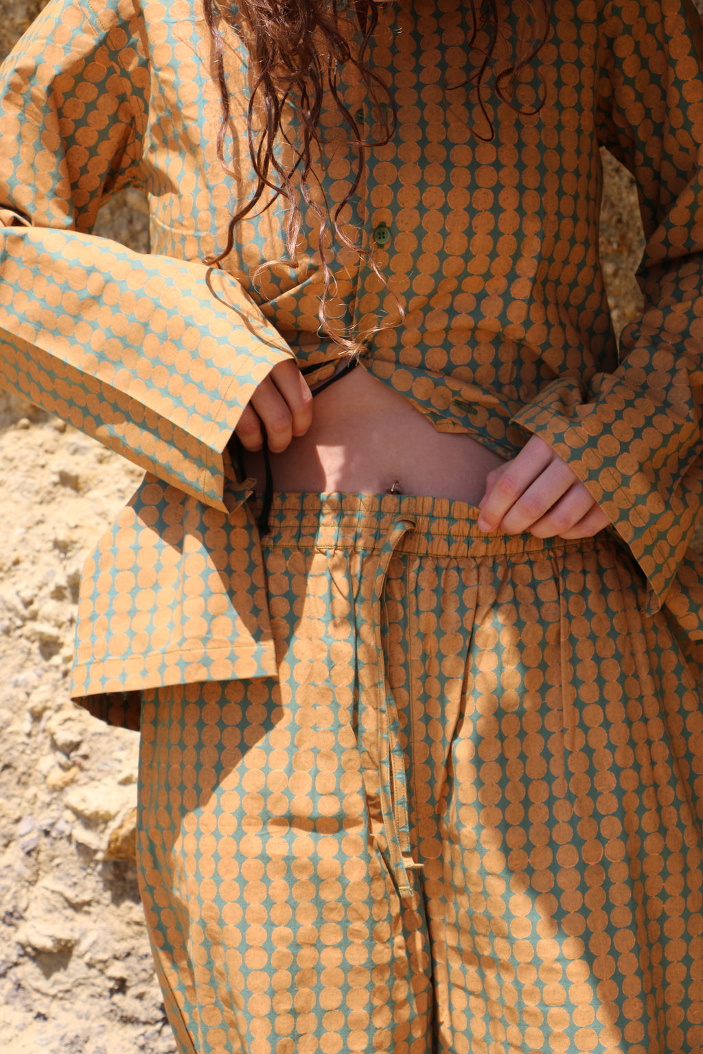 Unisex Zen Brown Organic Cotton Pyjama Set