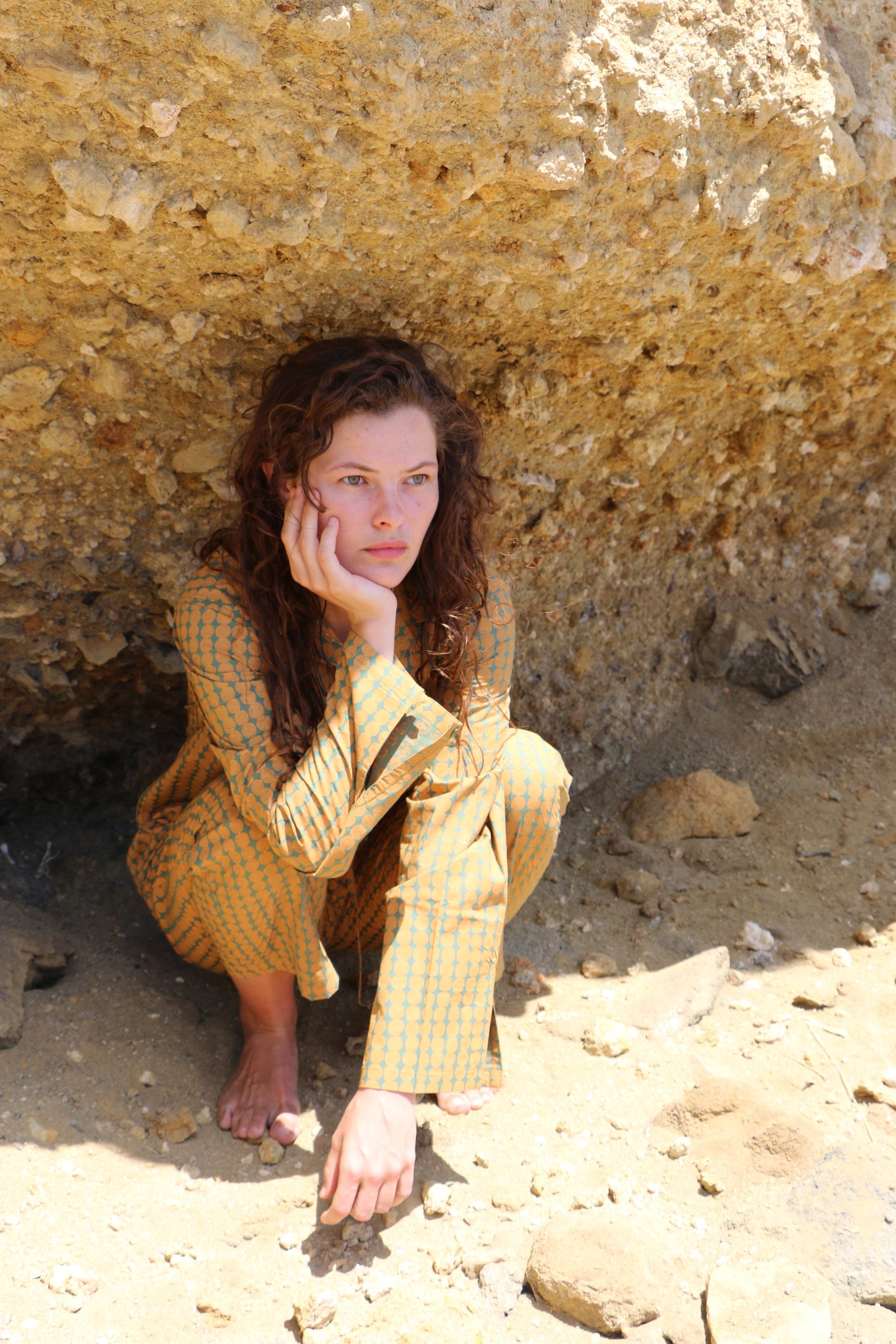 Unisex Zen Brown Organic Cotton Pyjama Set