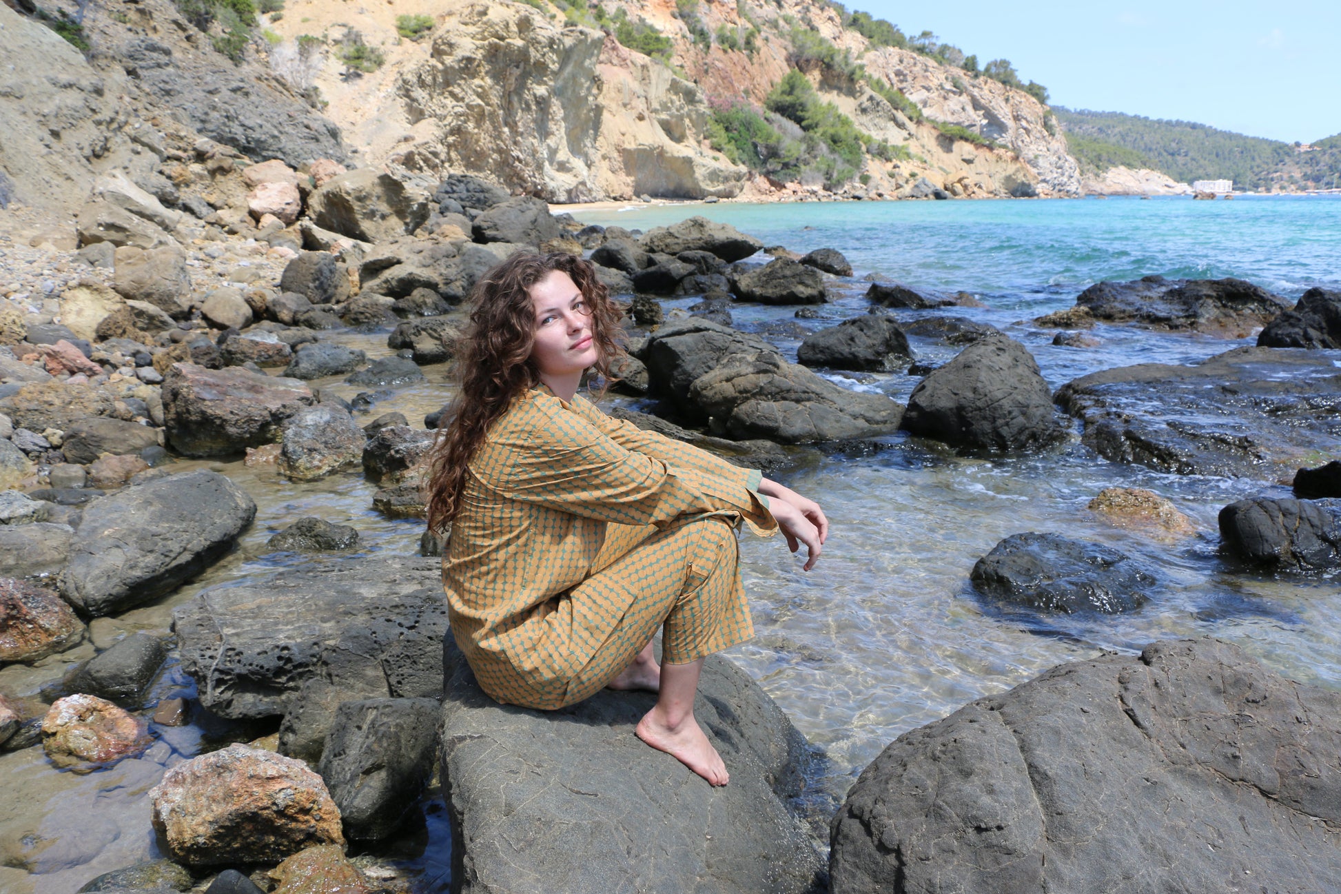 Unisex Zen Brown Organic Cotton Pyjama Set