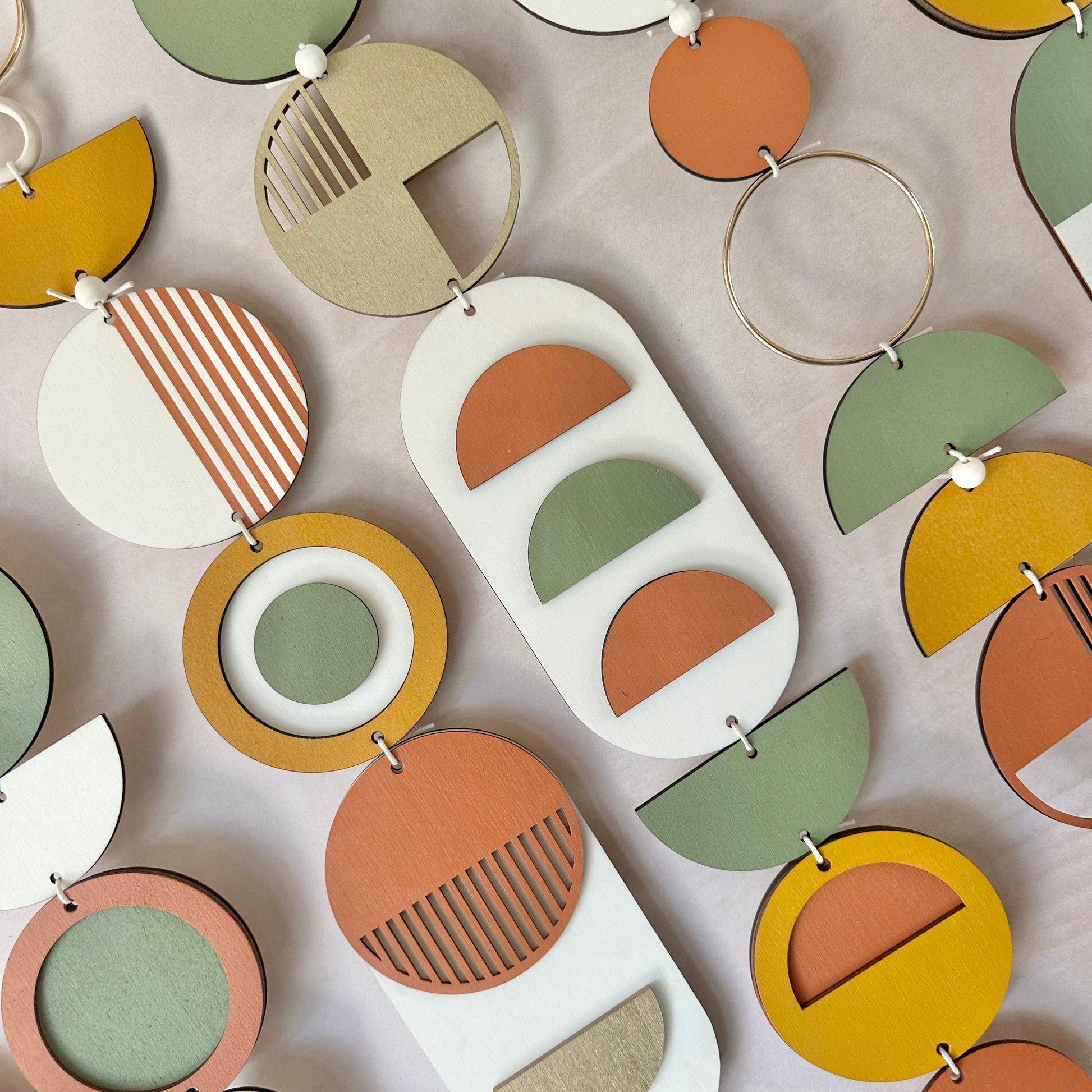 Oversized Geometric Wall Art Modern Home Decor