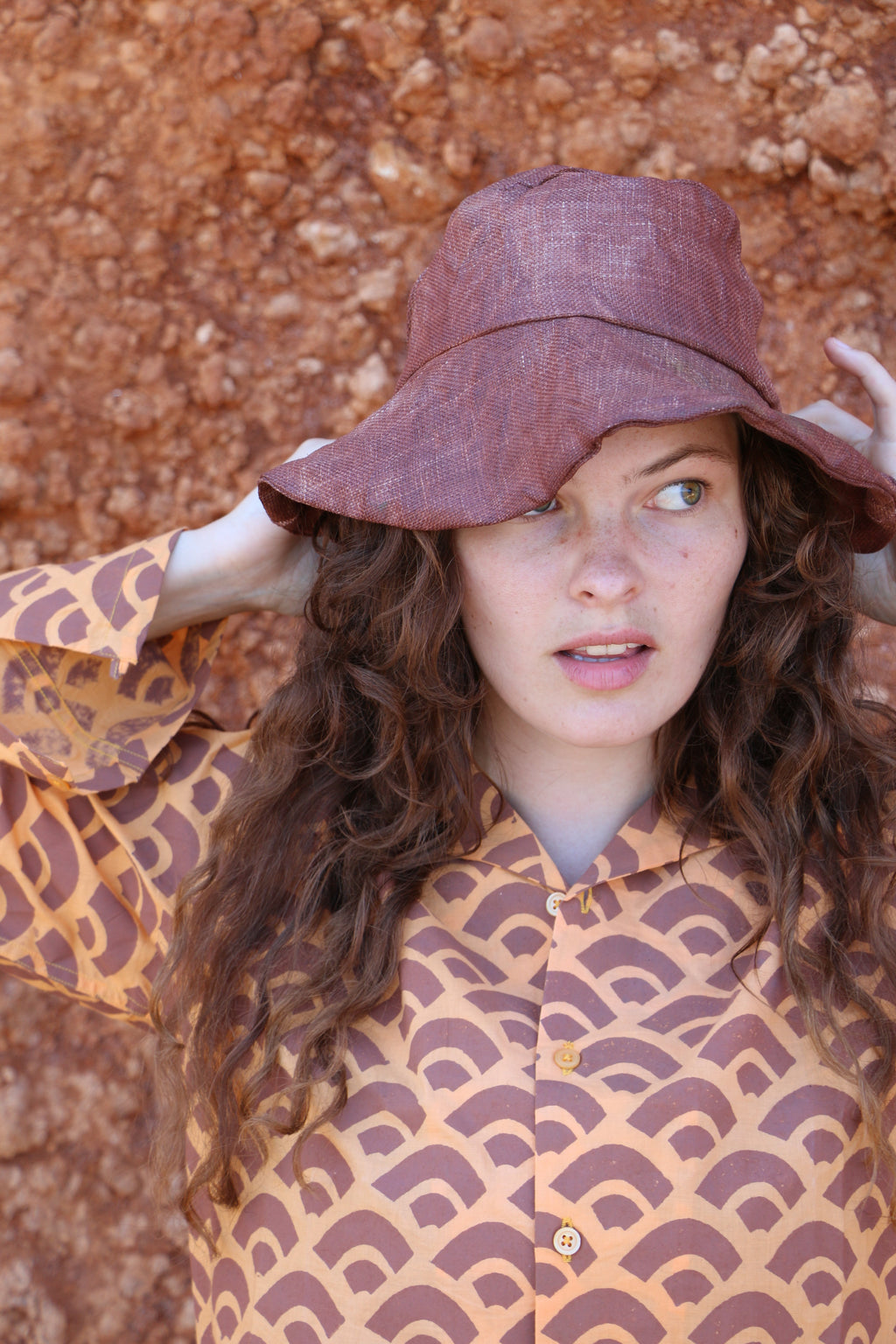 Brown Organic Cotton Can Shell